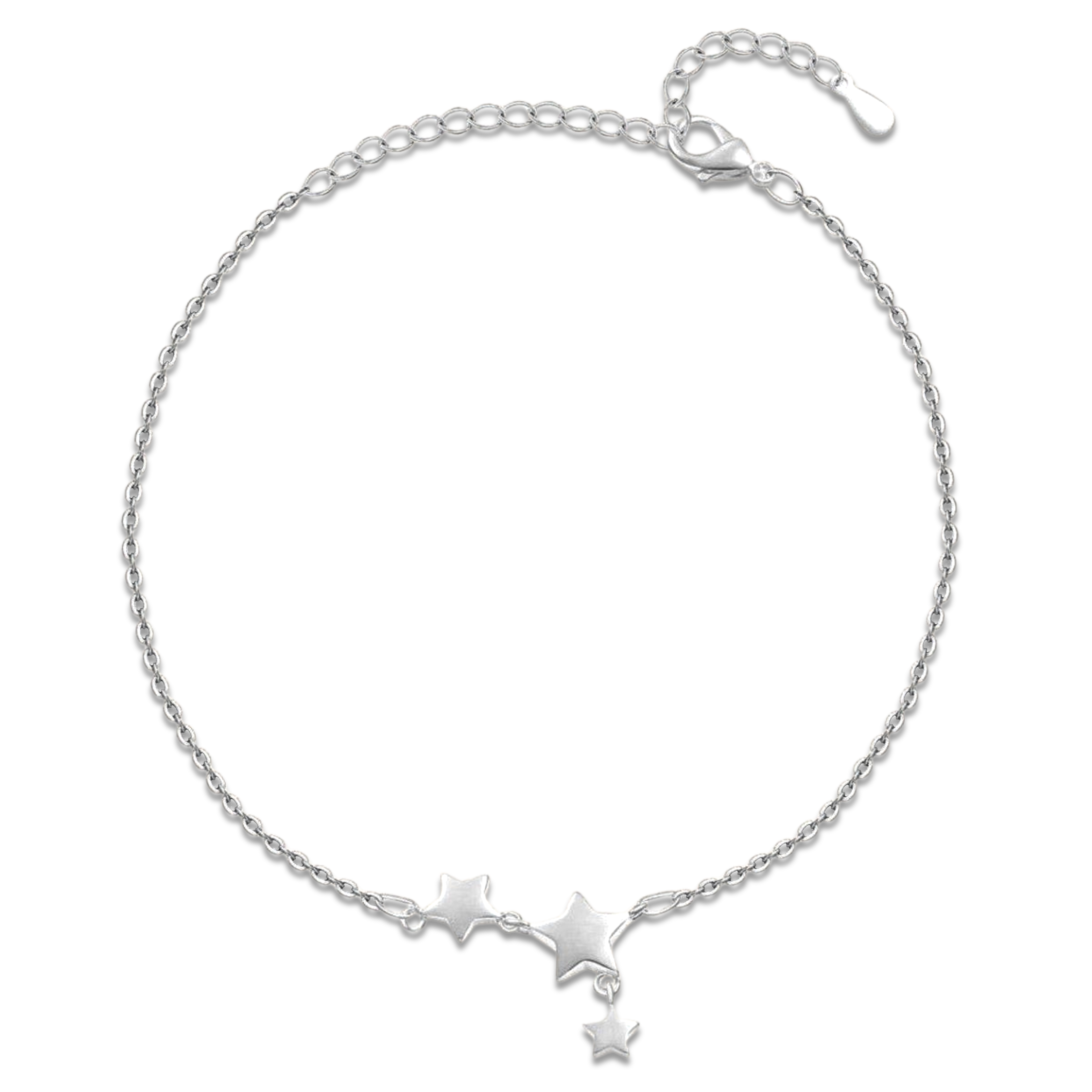 Shiny Star Anklet - SophiaJewels