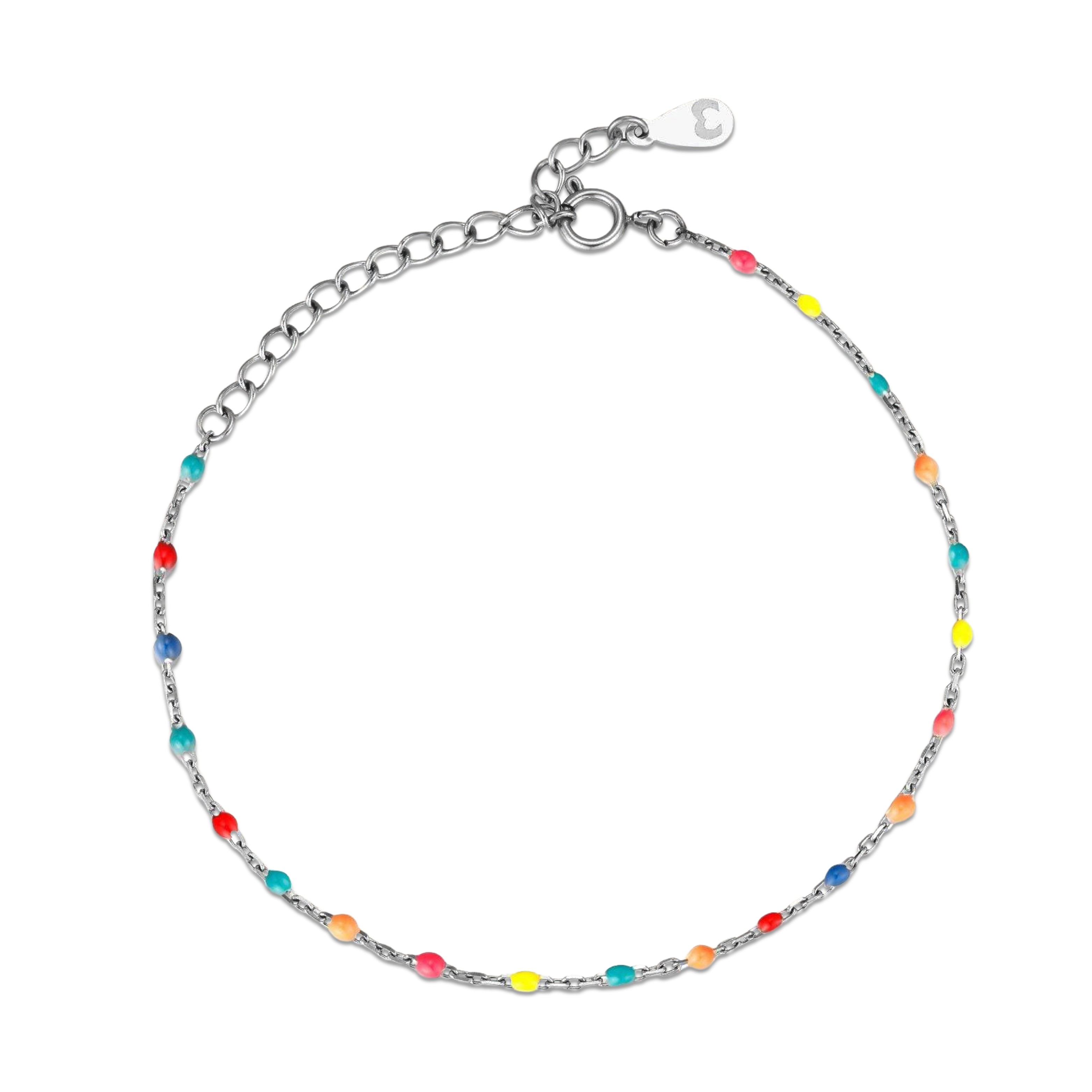 Multicolour Cocktail Anklet - SophiaJewels