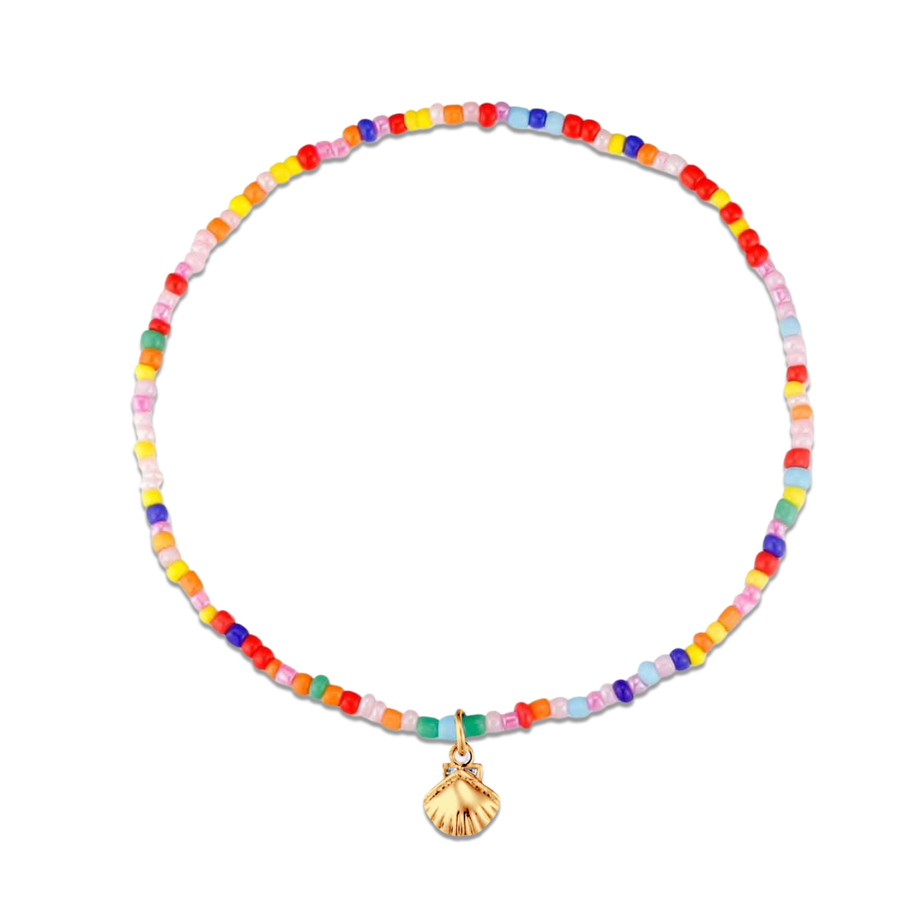 Multicolour Shell Anklet - SophiaJewels