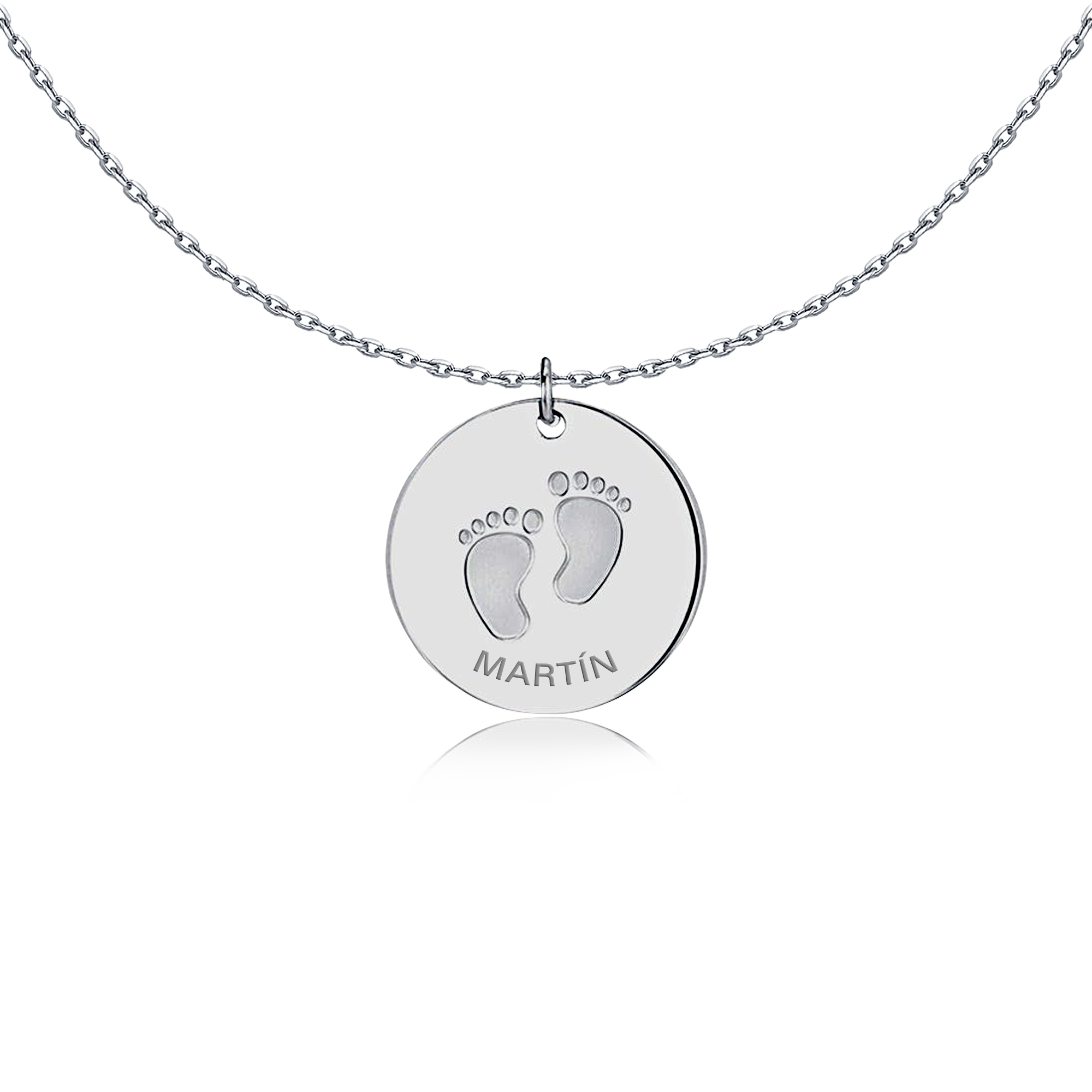 Footsteps Necklace - Personalised - SophiaJewels