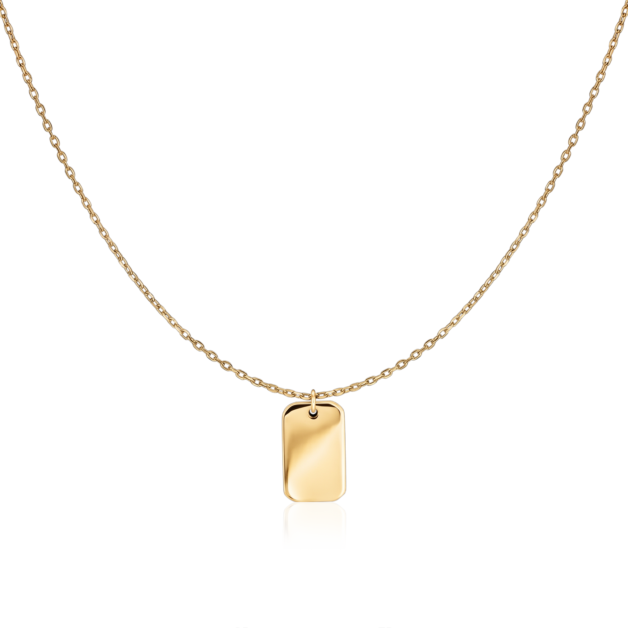 Collier plaque - Personnalisé