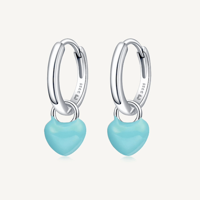 Boucles d’oreilles Créoles Cœur