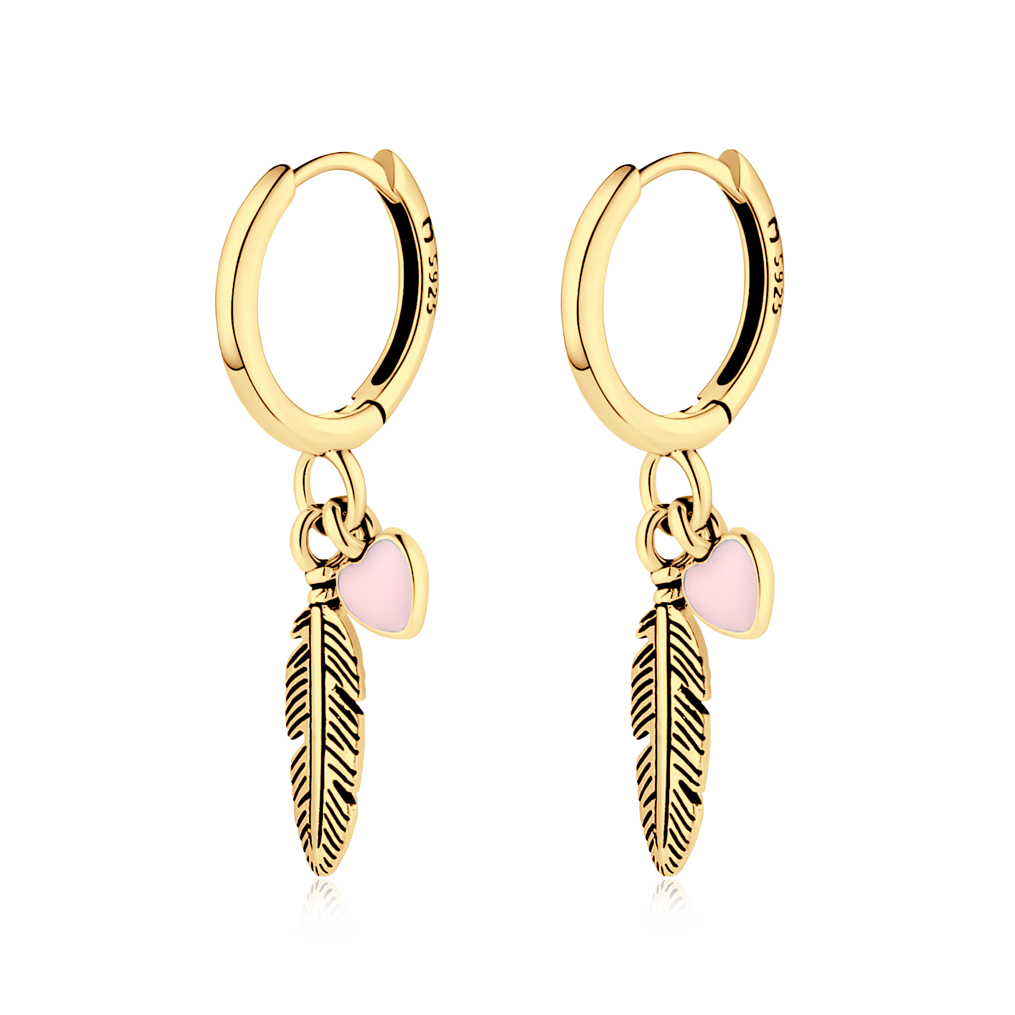 Feathers of Love Earrings - SophiaJewels