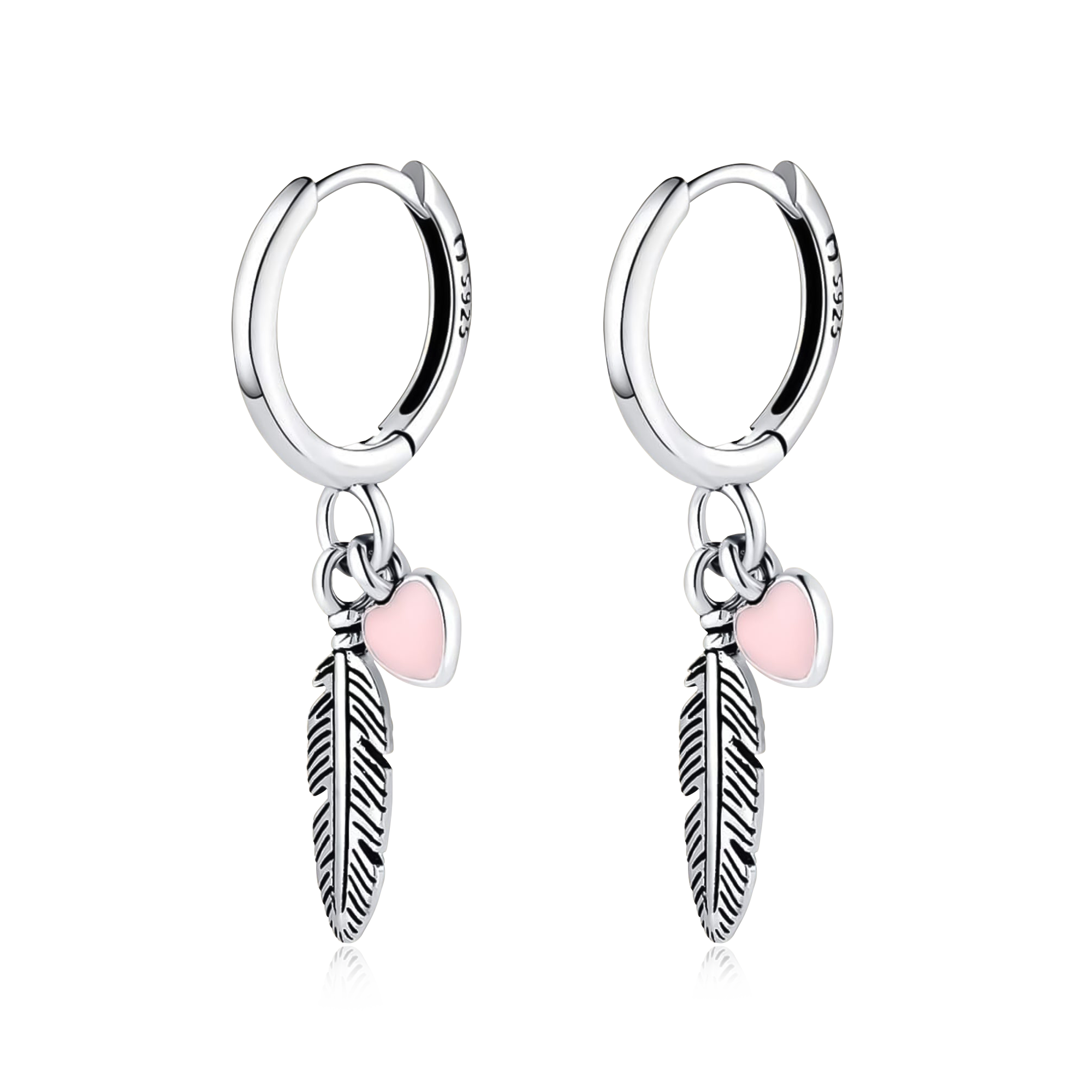 Feathers of Love Earrings - SophiaJewels