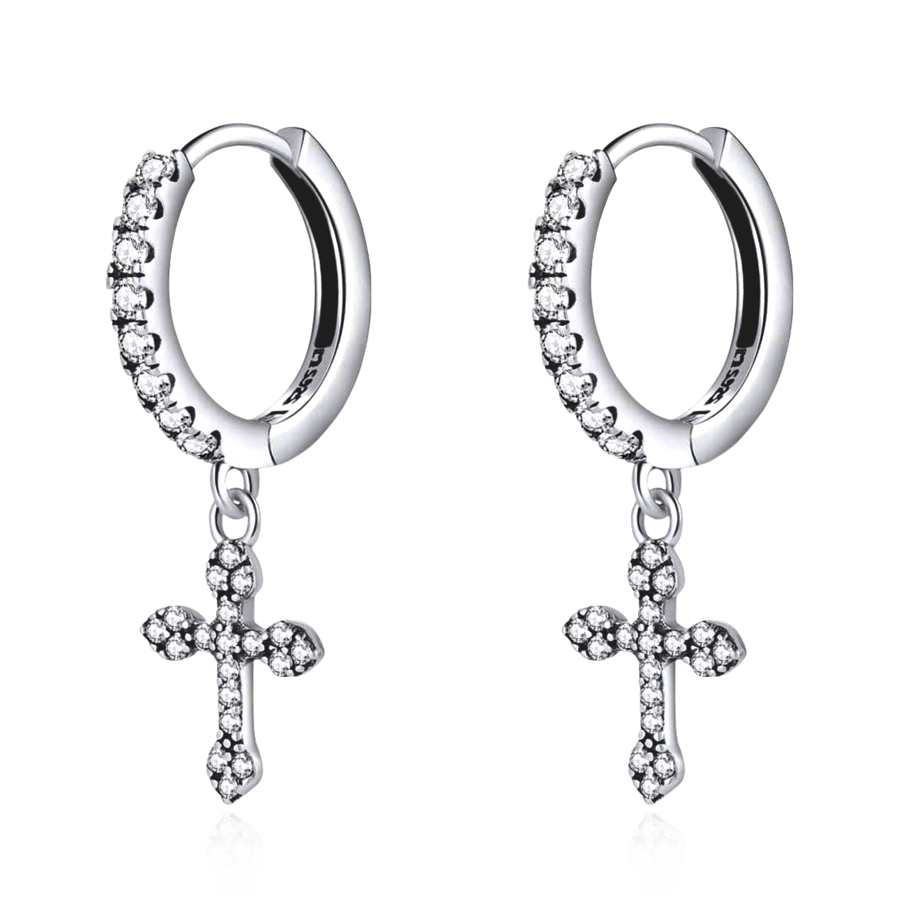 Gothic Cross Earrings - SophiaJewels