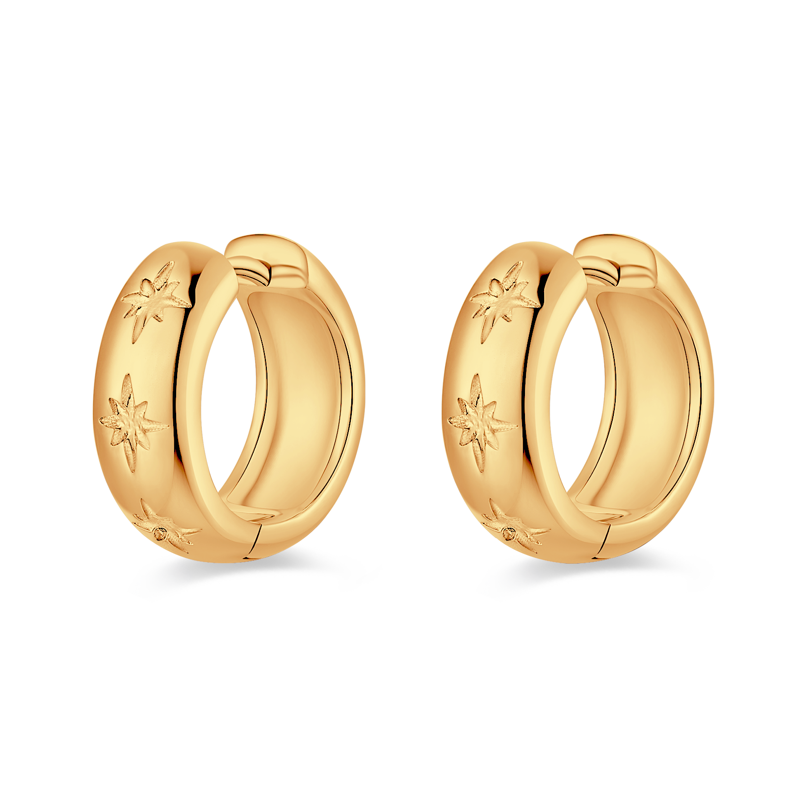Starlight Hoop Earrings - SophiaJewels