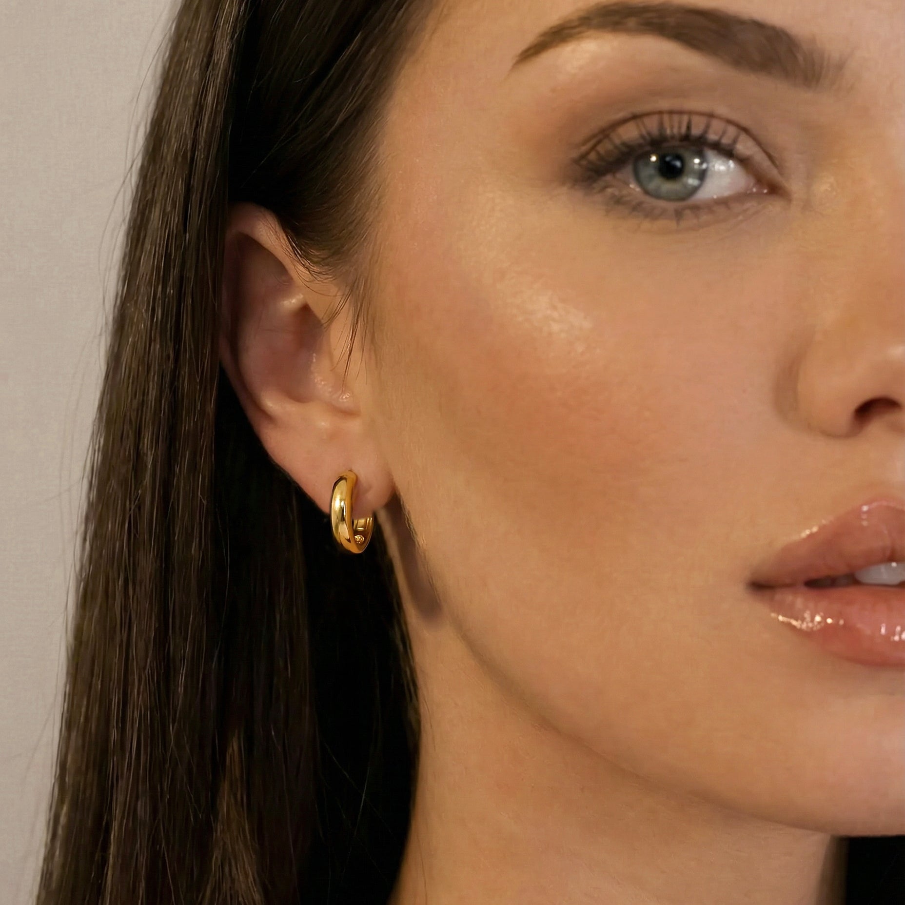 Closed Hoop Earrings