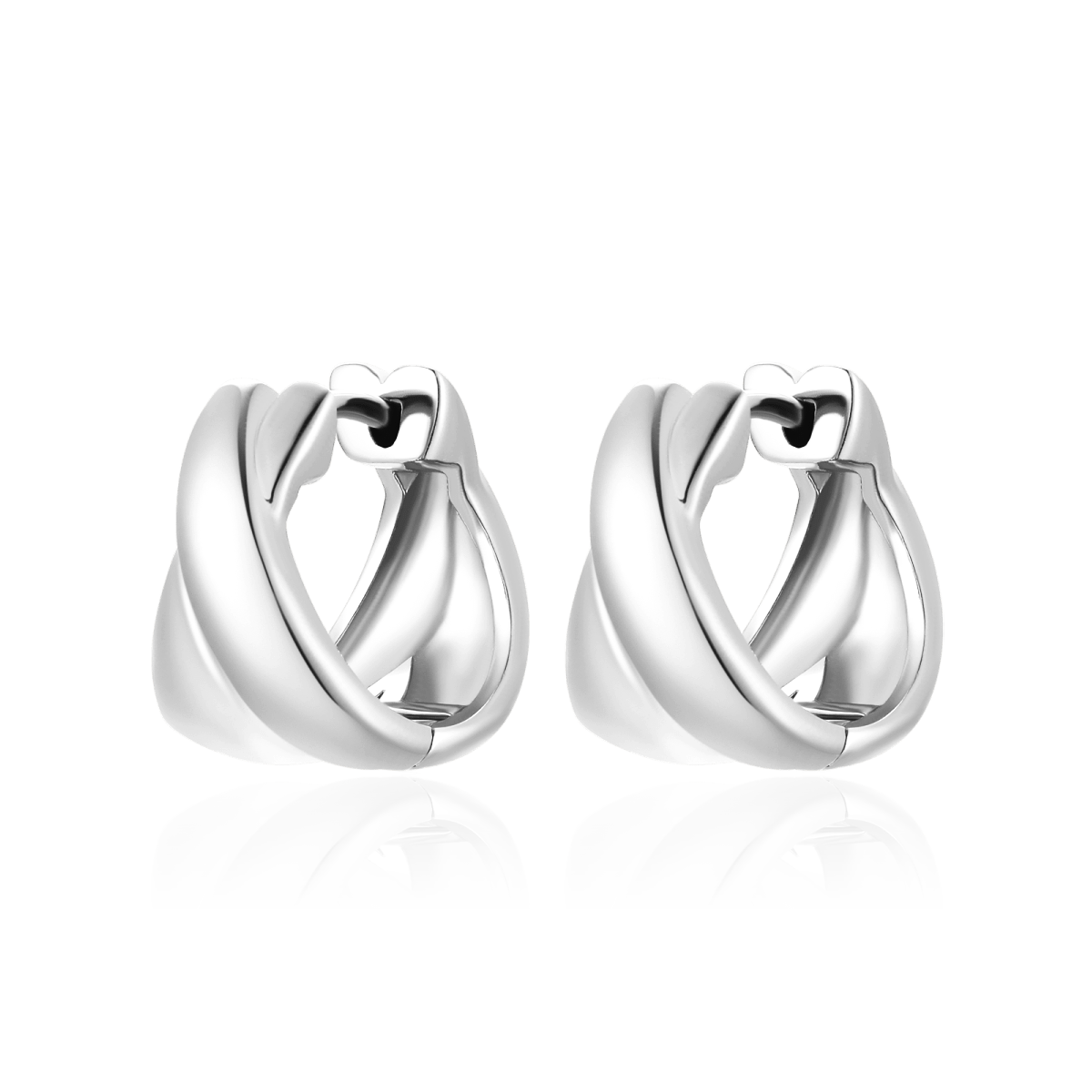 Boucles d’oreilles créoles compactes