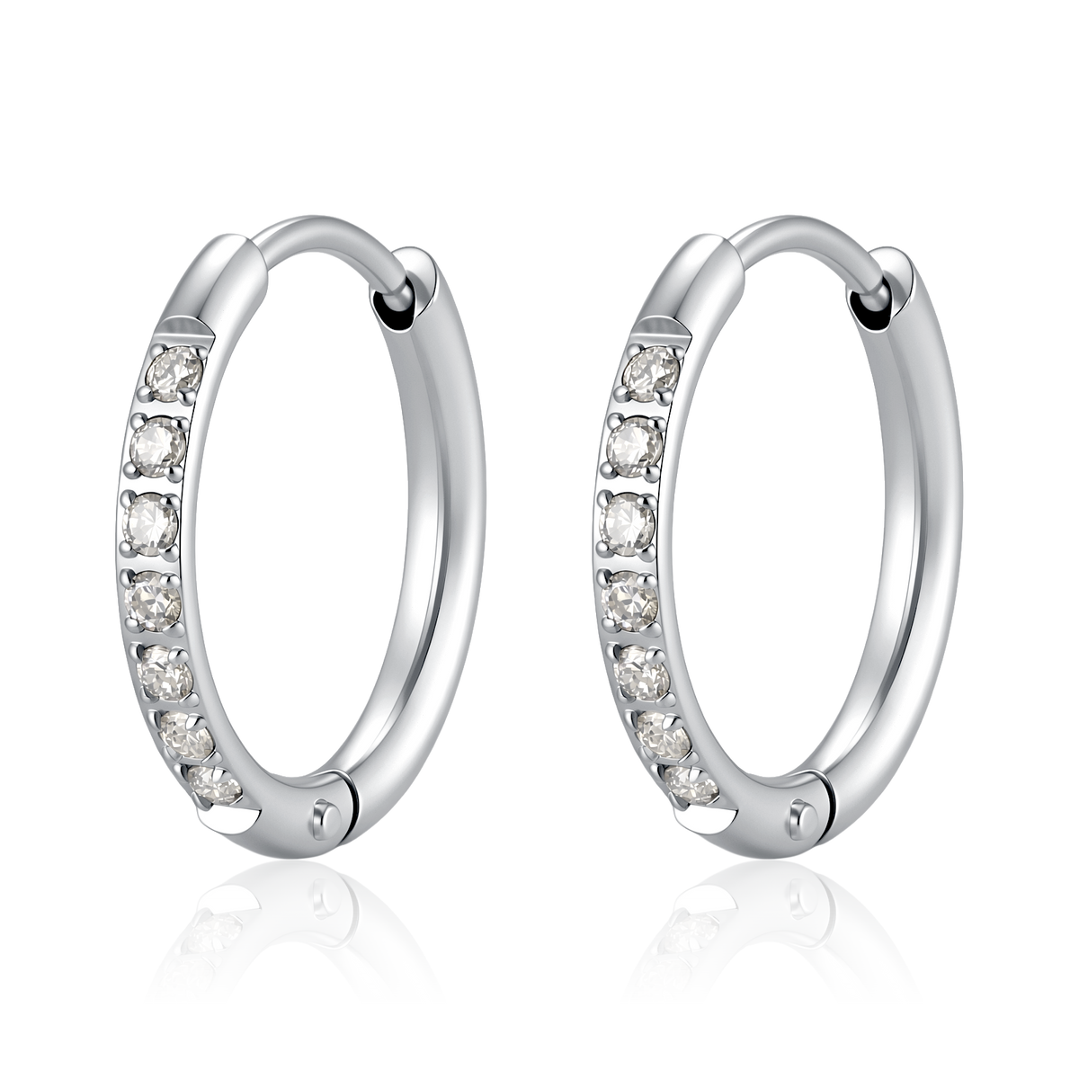 Boucles d’oreilles créoles Luciente