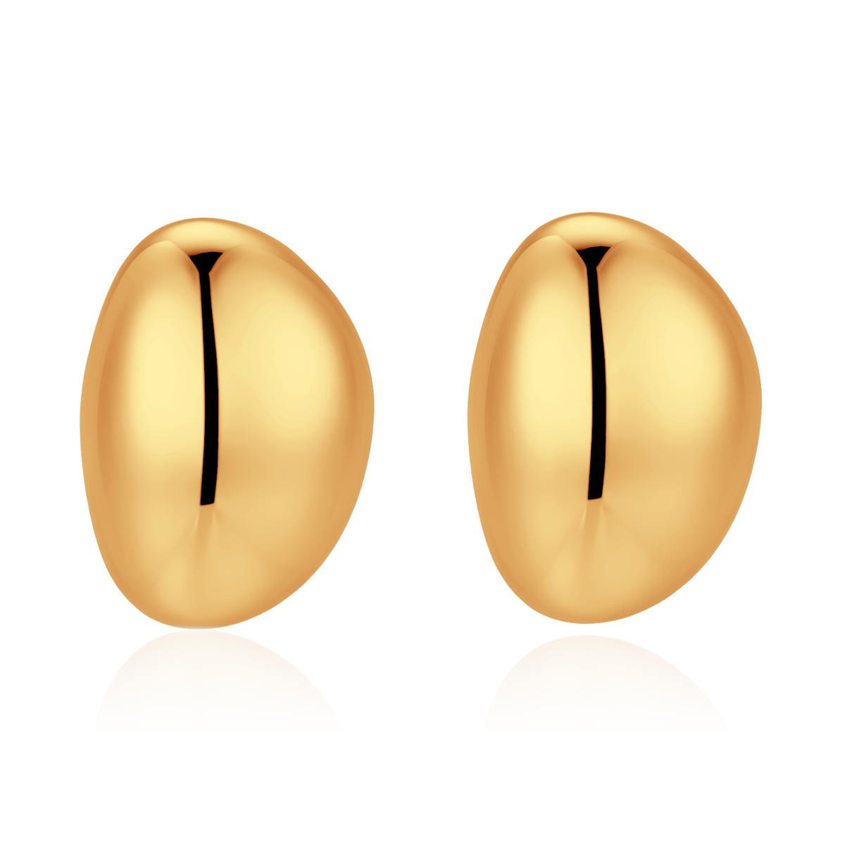 Orecchini Ovale Solido