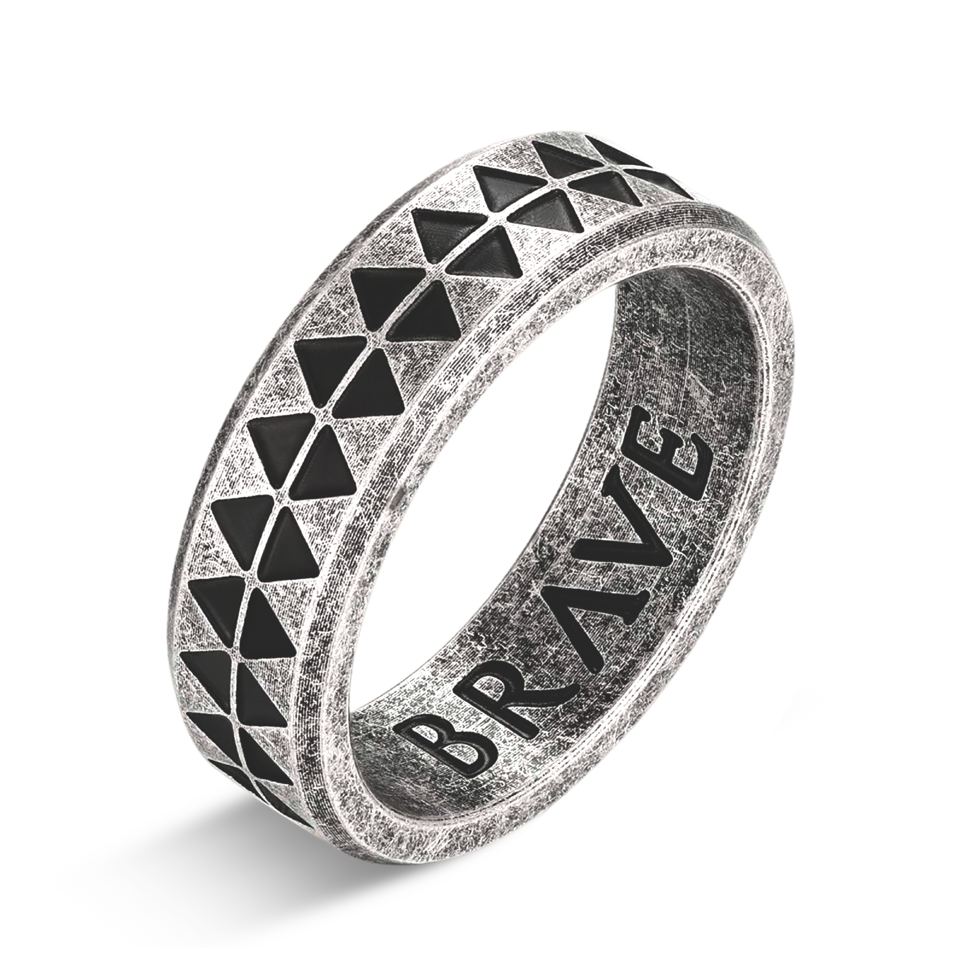 Tribal BRAVE Men's Ring - SophiaJewels