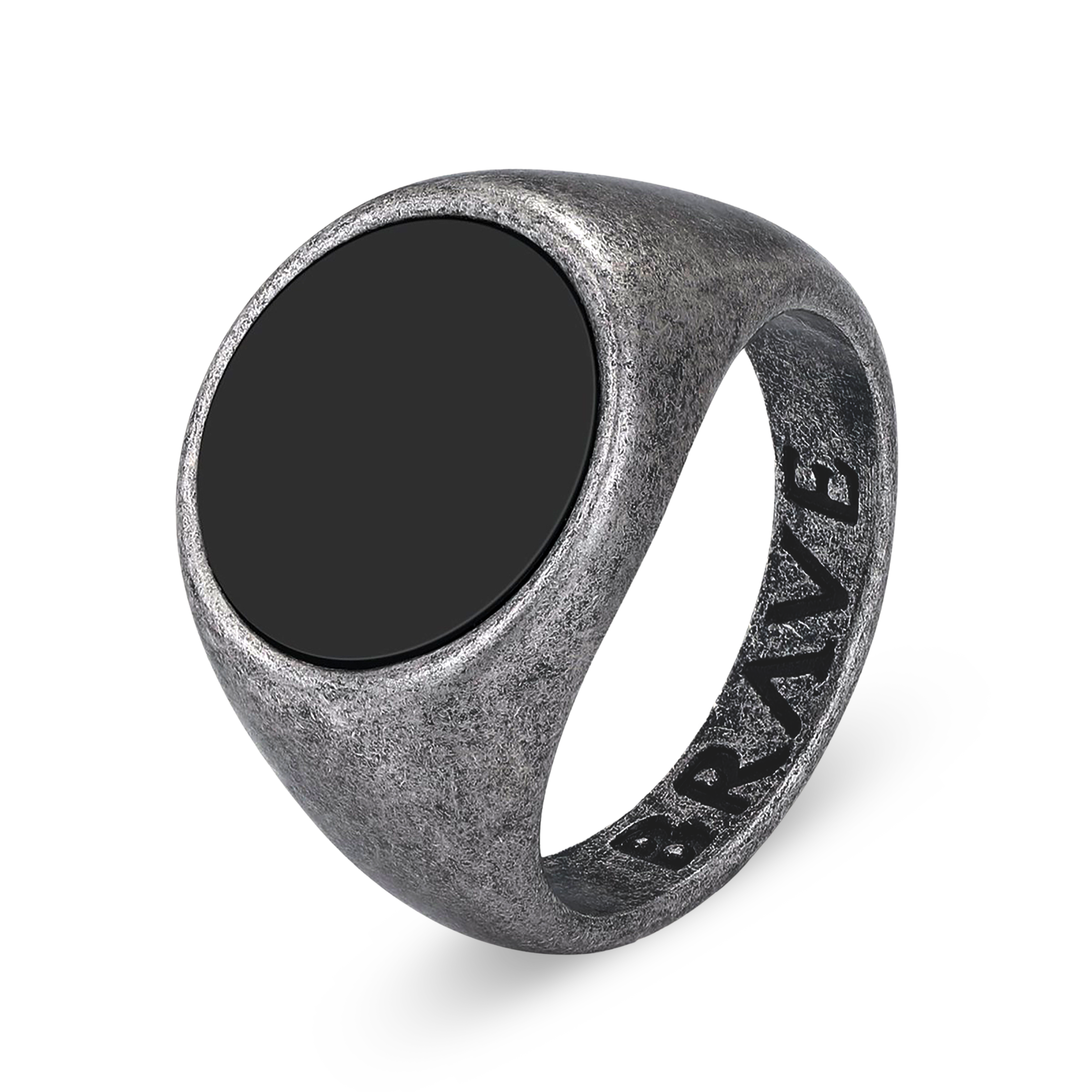Globular BRAVE Men's Ring - SophiaJewels
