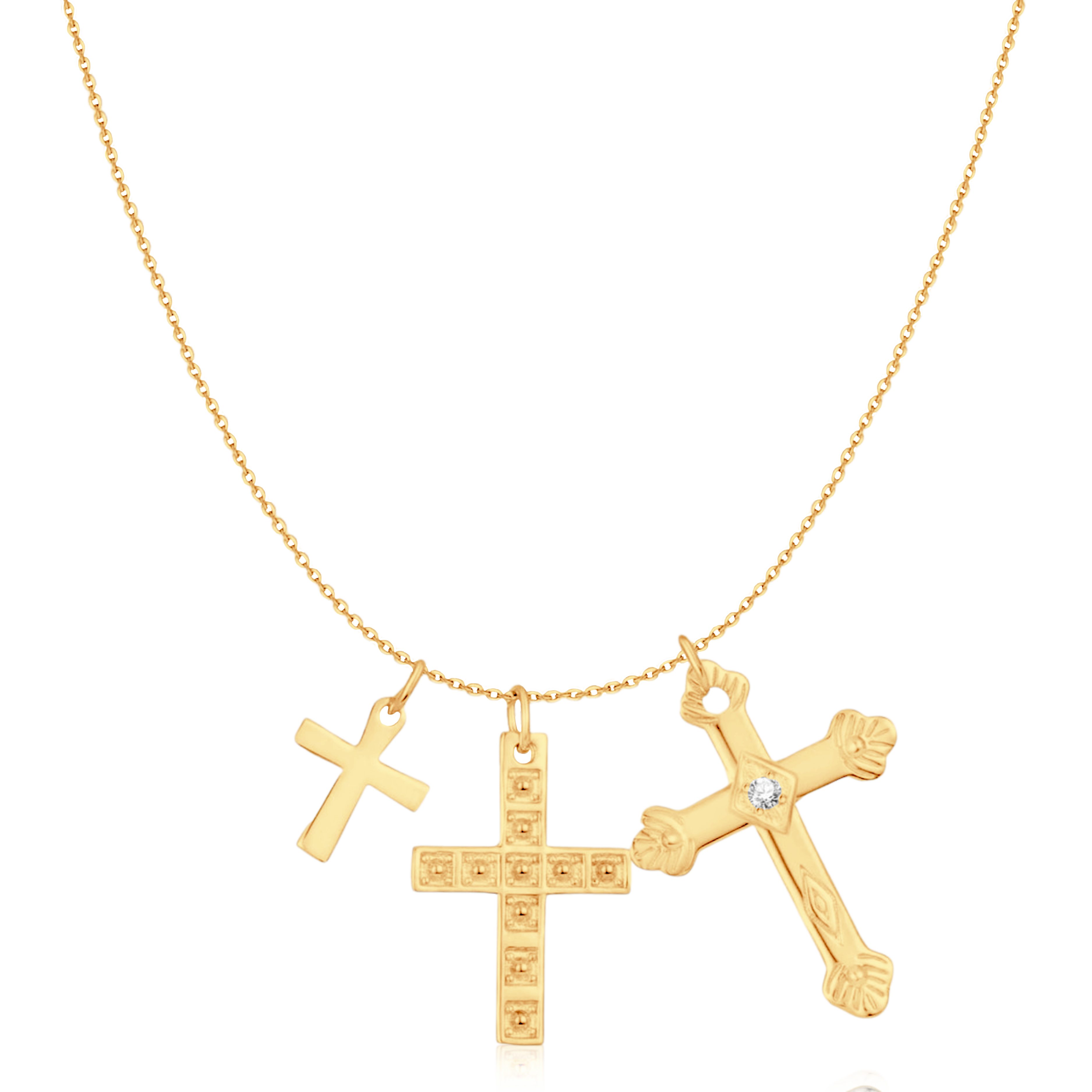 3 Crosses Necklace - SophiaJewels