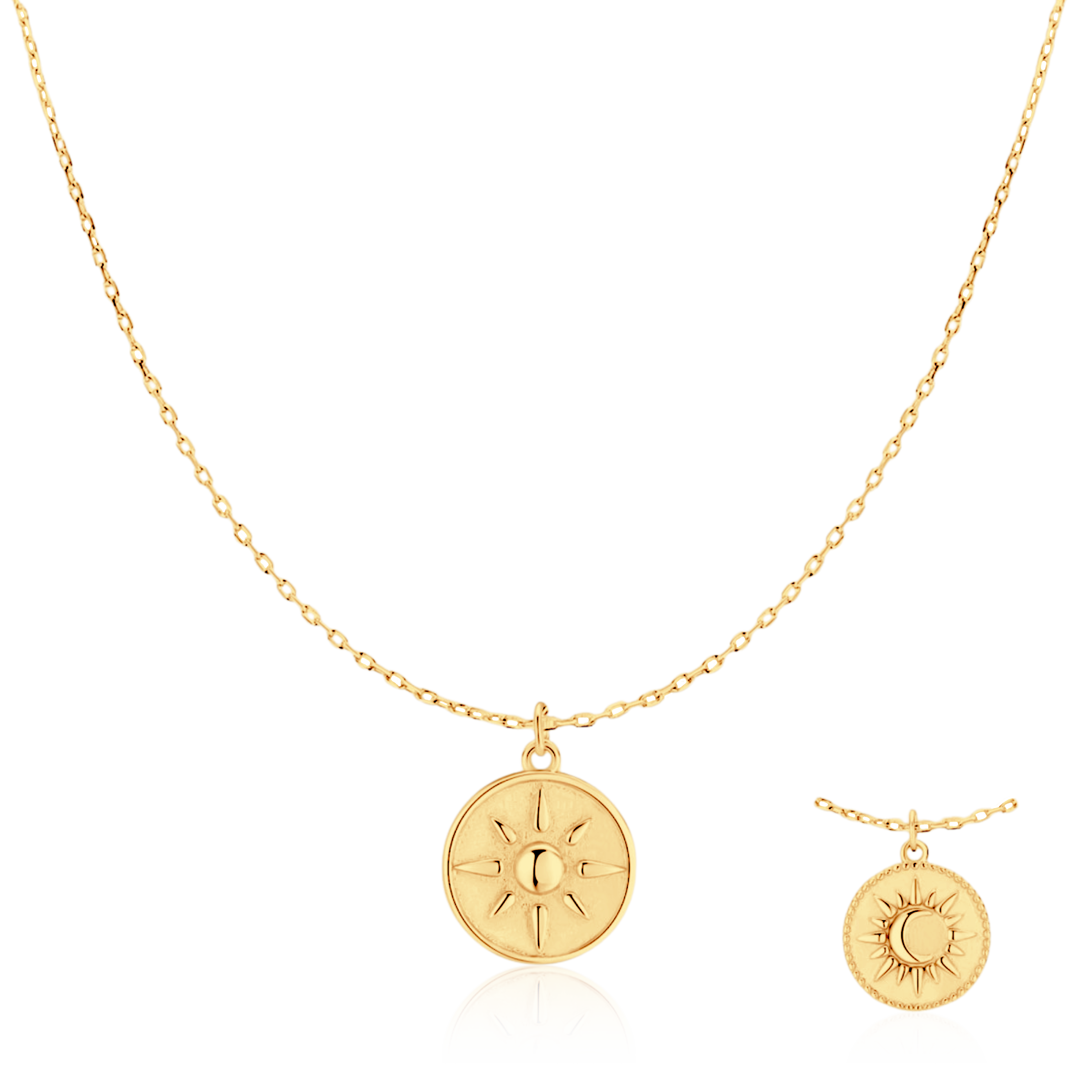 Moon and Sun Necklace - SophiaJewels