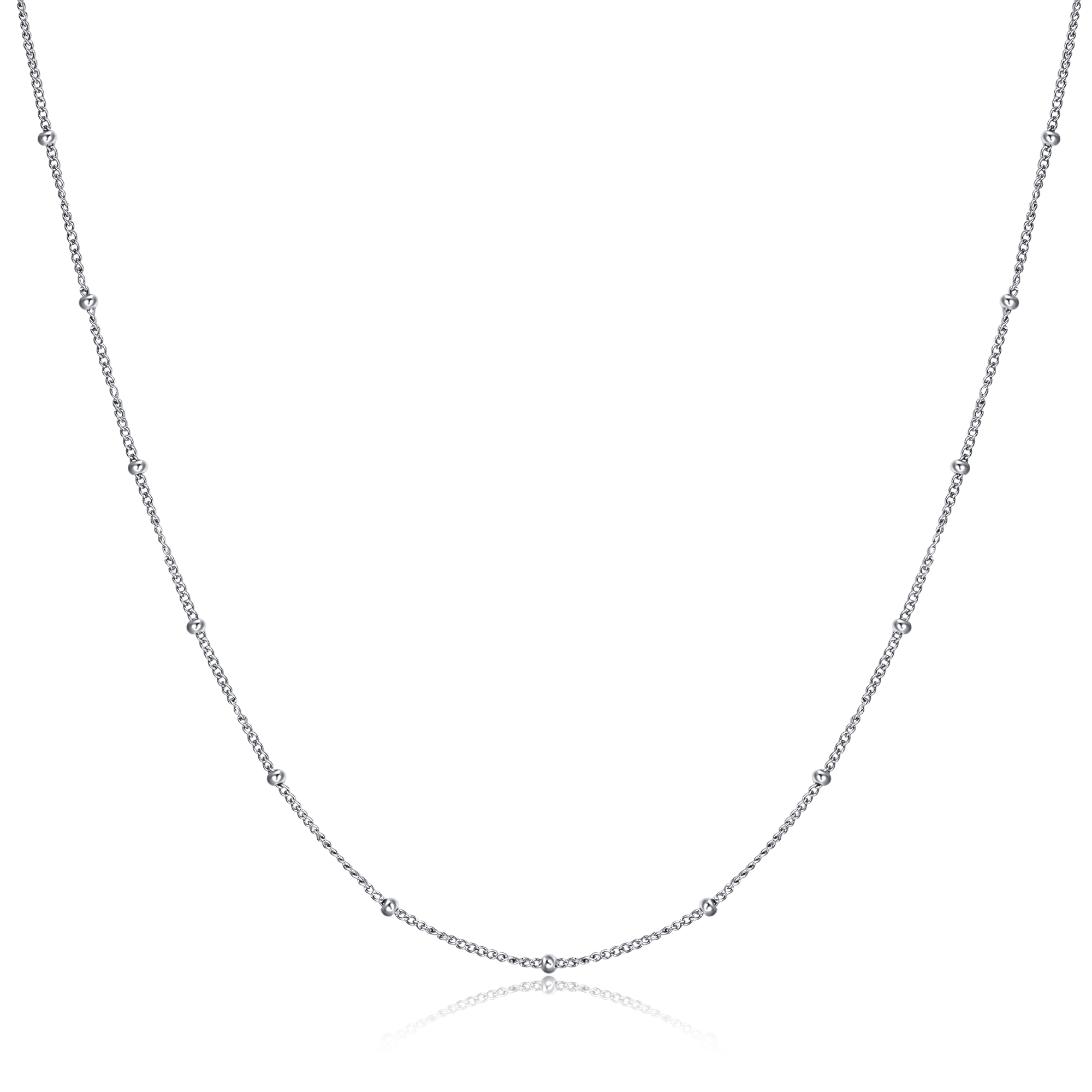 Collier Perles Lisses
