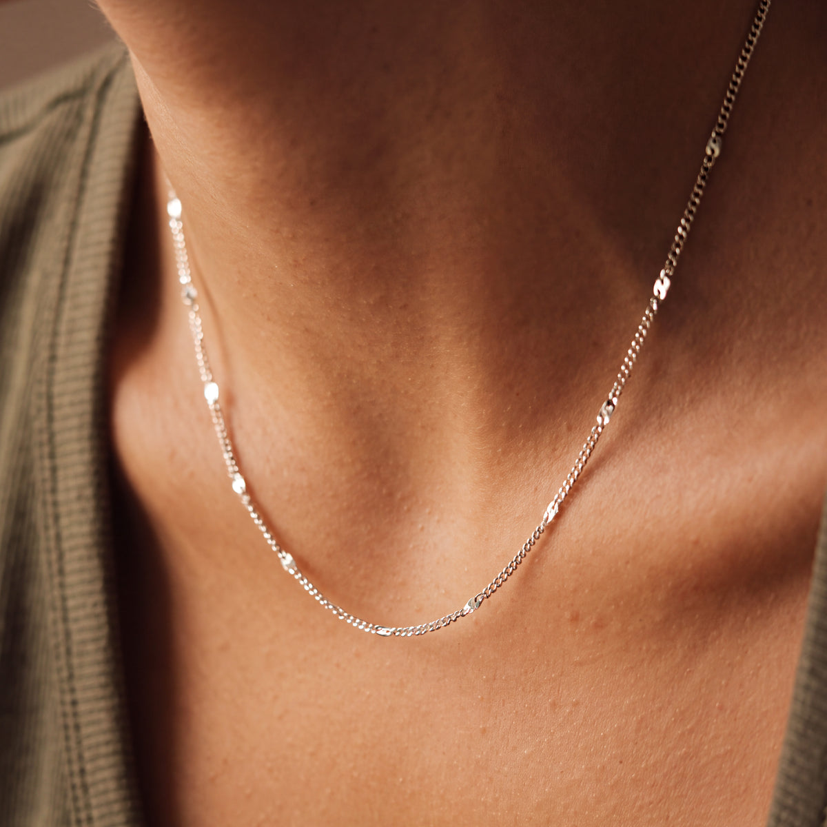 Collier chaîne combinée
