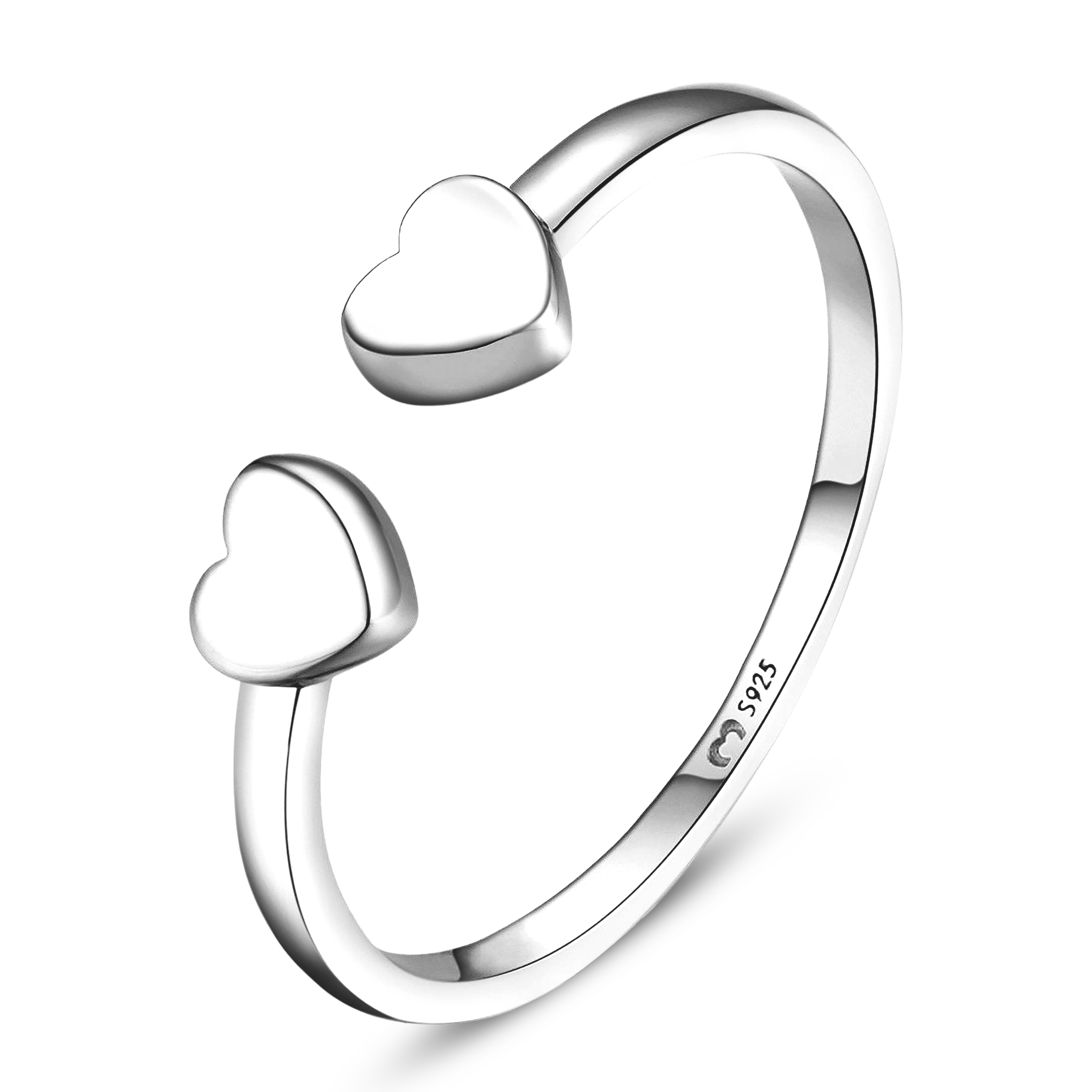 Duplo Heart Ring - SophiaJewels