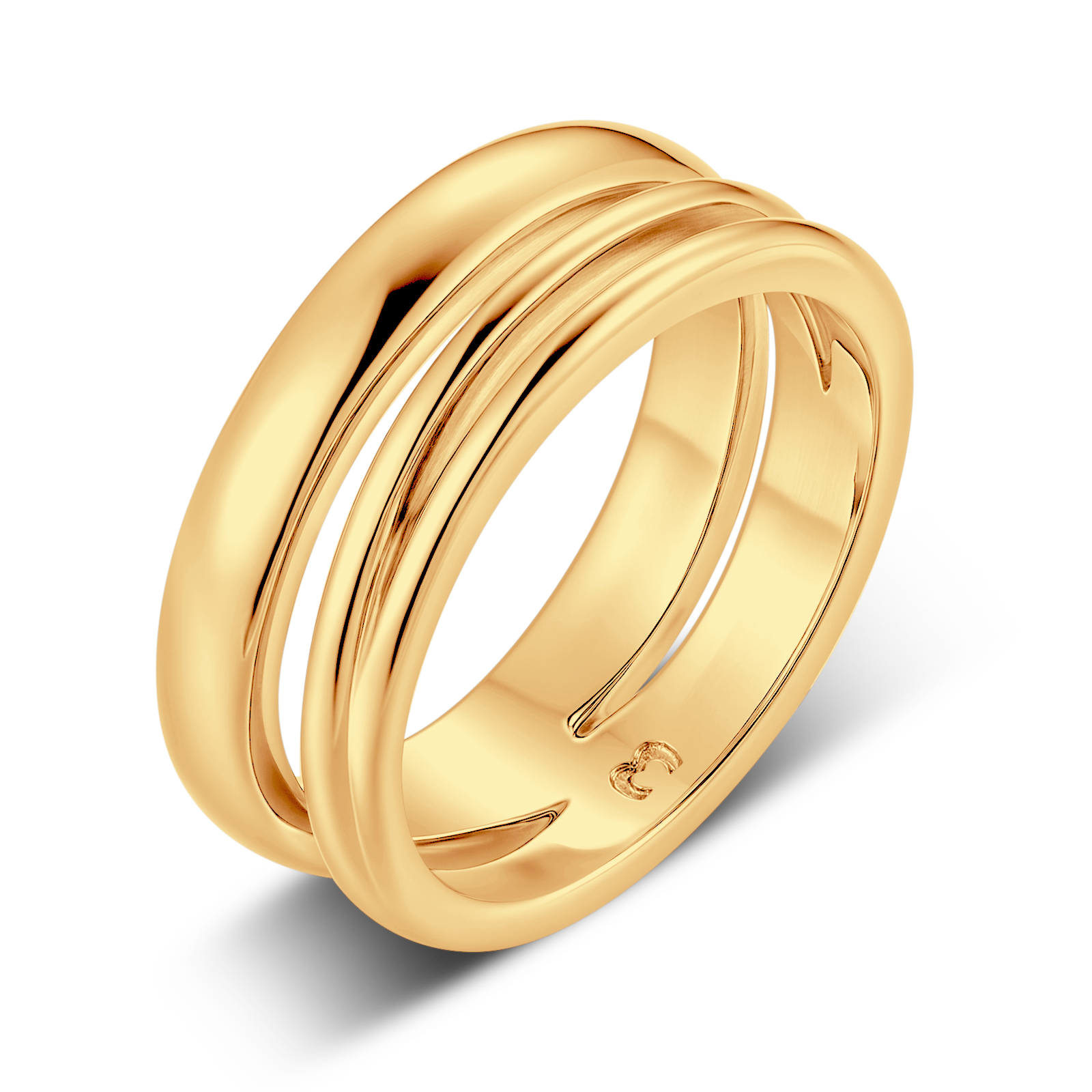 Raised Lines Ring
