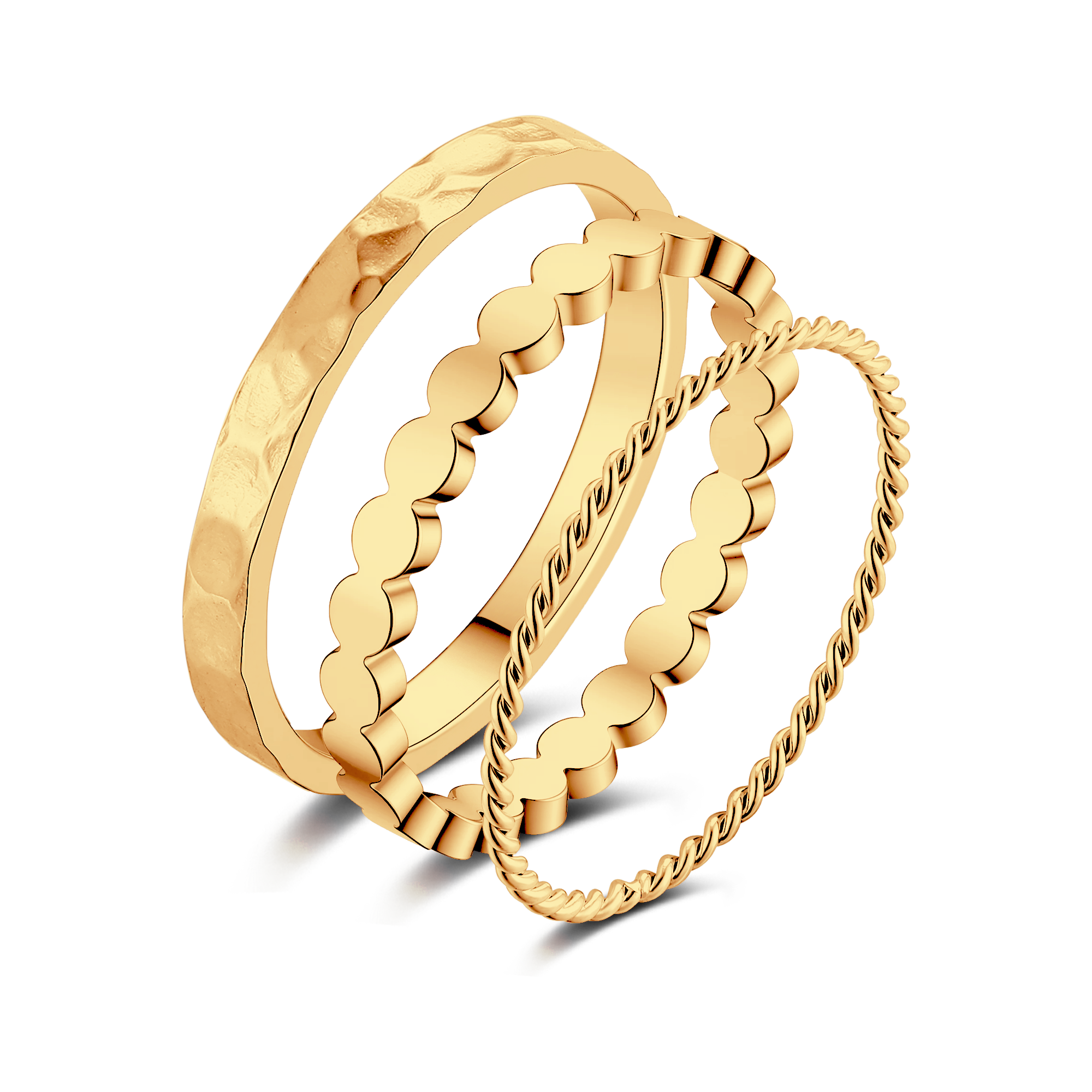 Triple Design Ring