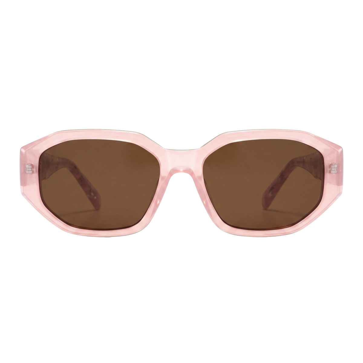 Lunettes de soleil femme Sculpt ~ rose T-marron
