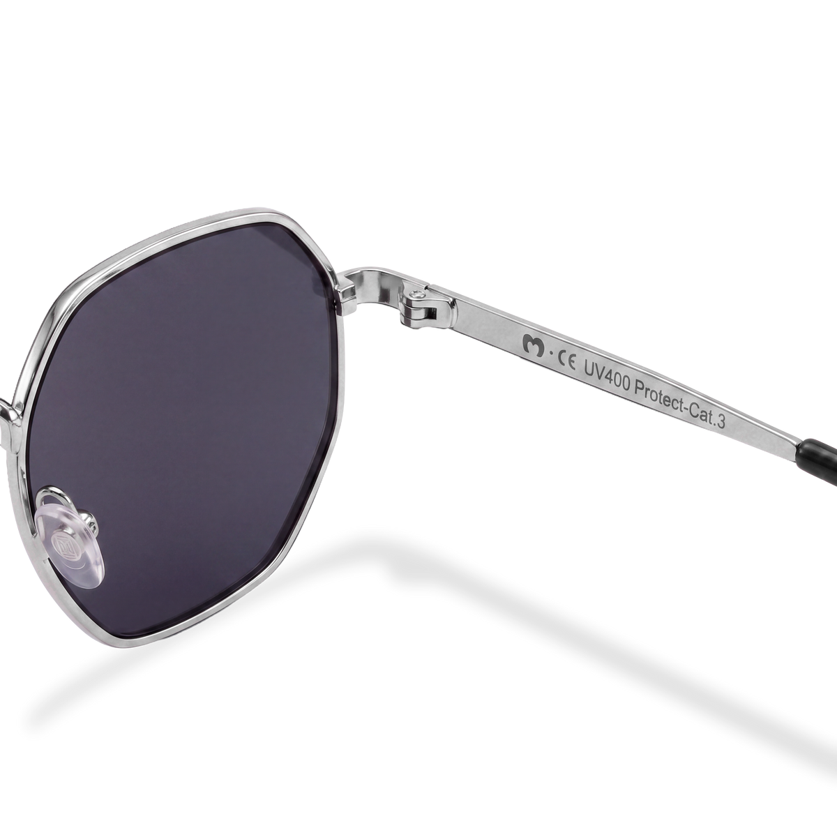 Lunettes de soleil pour femme Silhouette ~ argent-noir