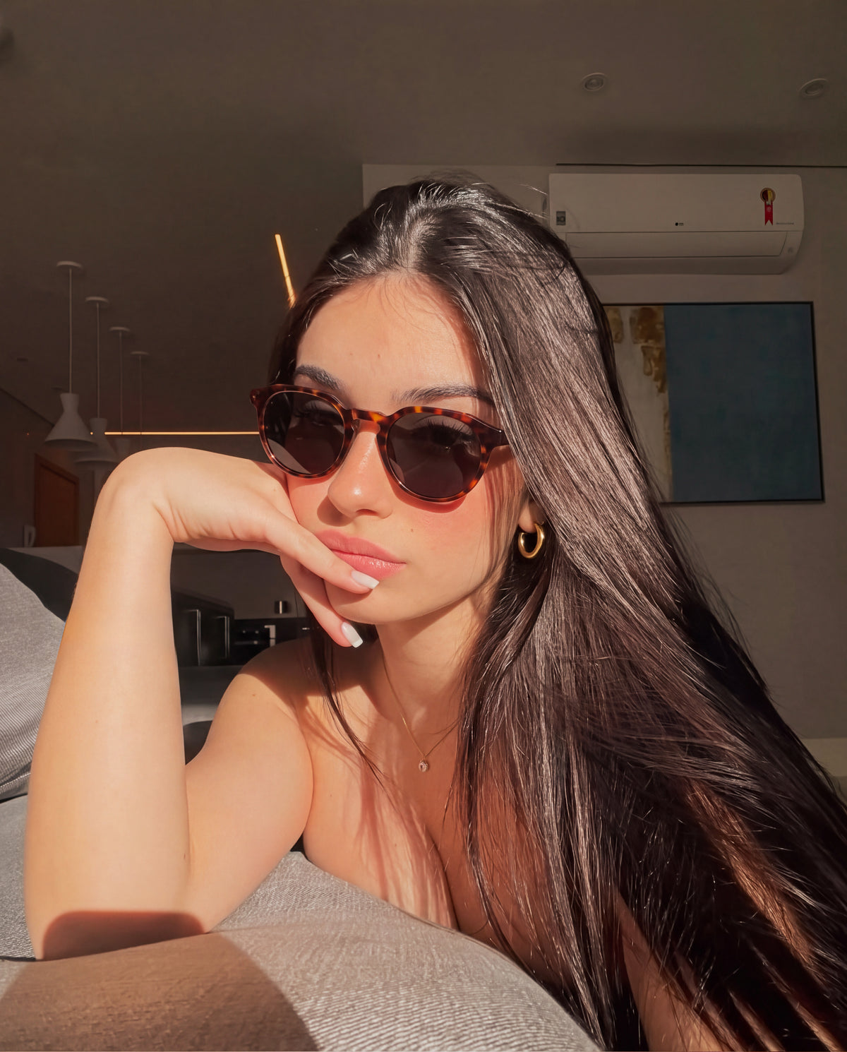 Lunettes de soleil femme Nova ~ écaille de tortue-noir