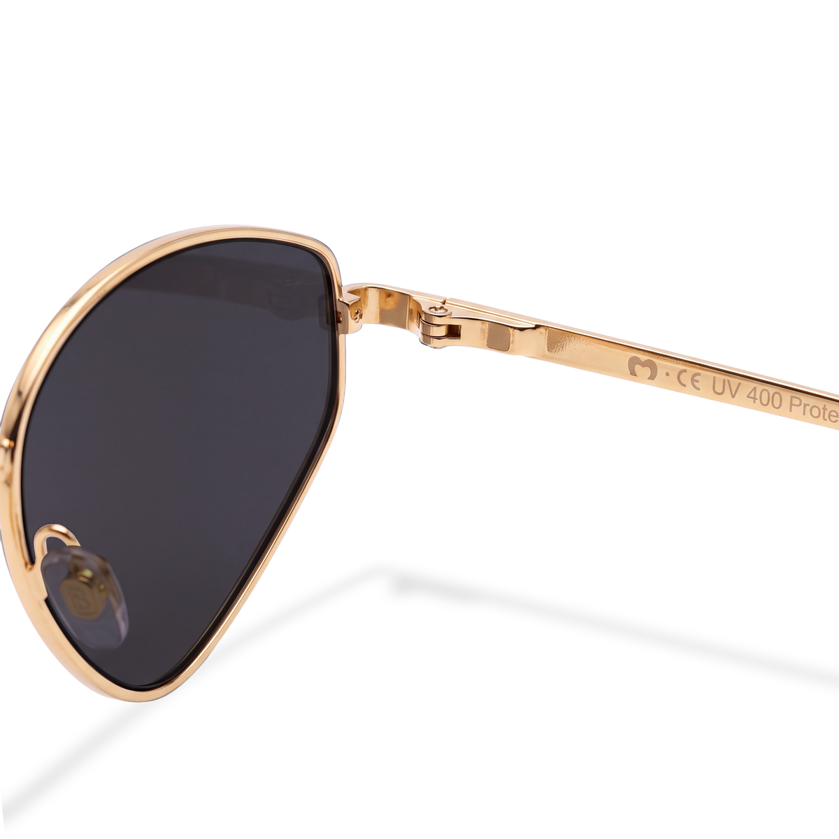 Lunettes de soleil pour femme Soleil ~ dorées-noires
