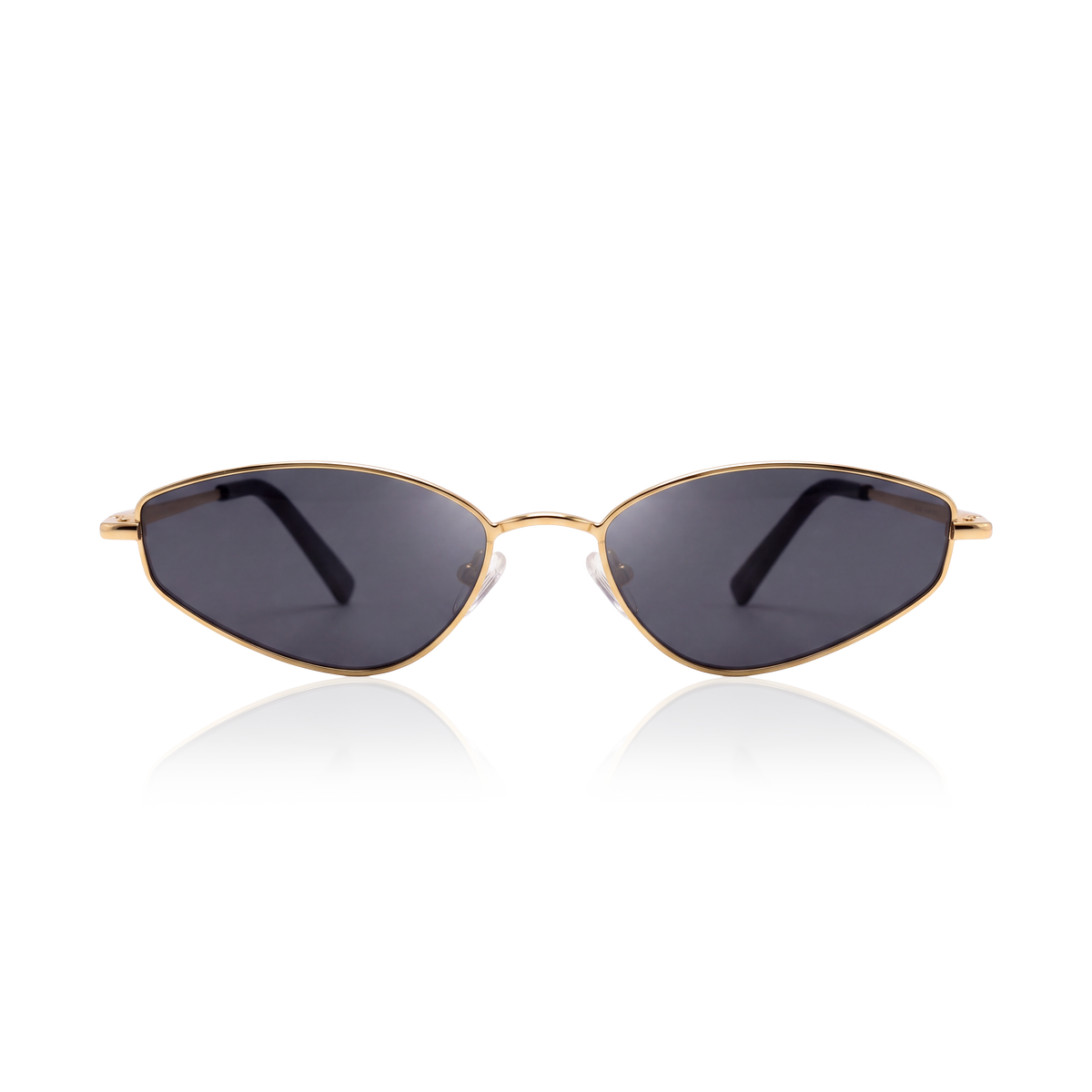 Lunettes de soleil pour femme Soleil ~ dorées-noires