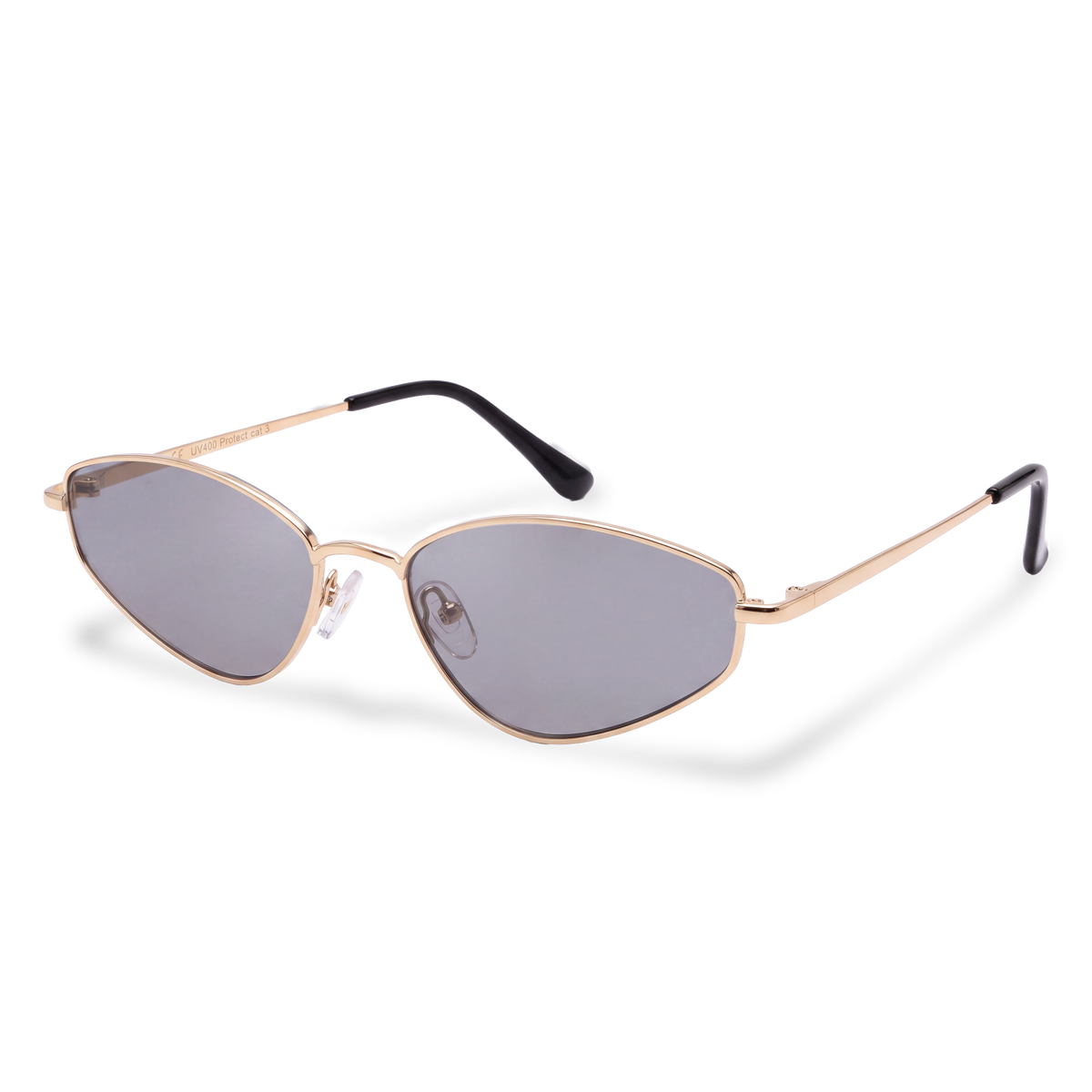Lunettes de soleil femme Soleil ~ doré-gris