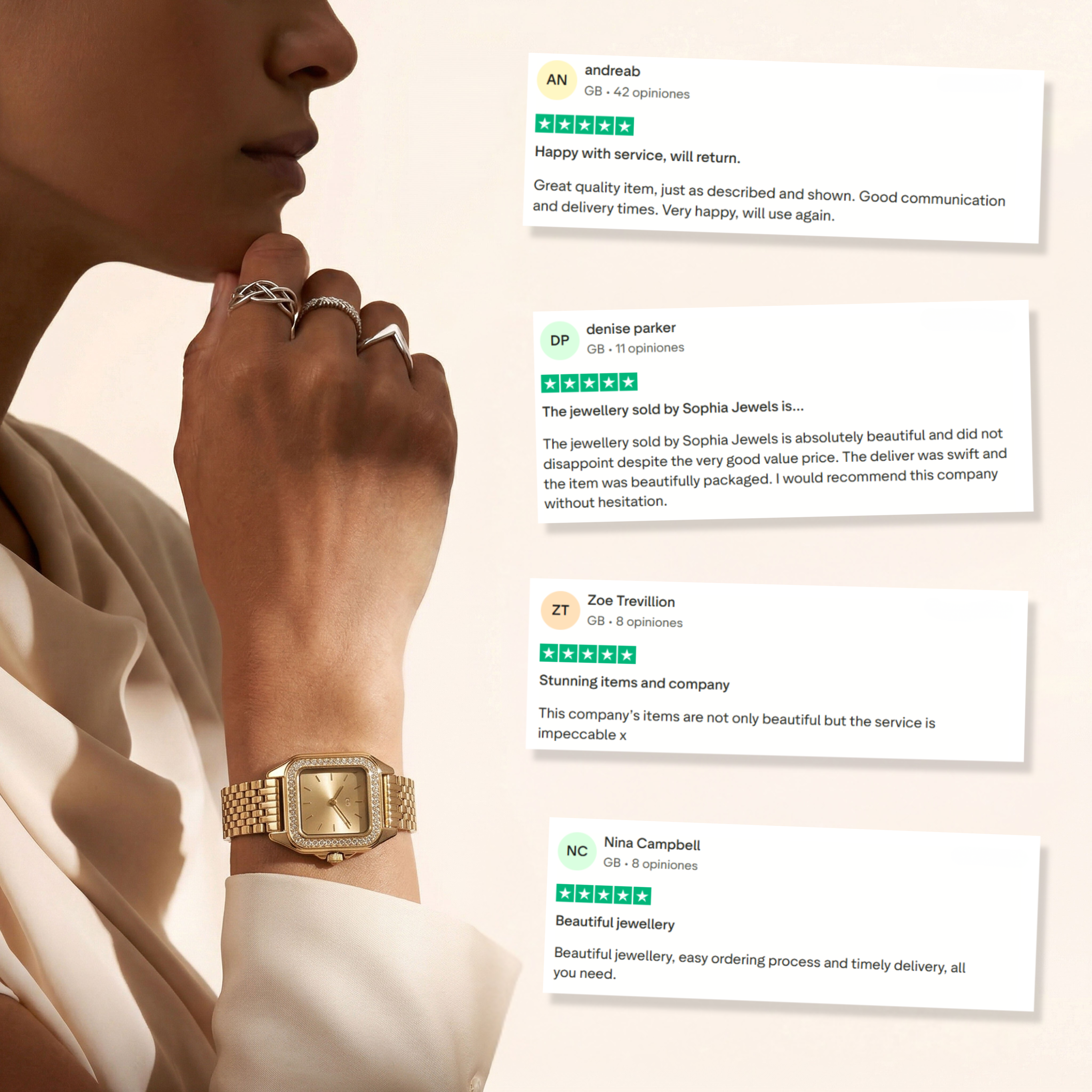 Hampton Lux Watch ~ GoldPassion