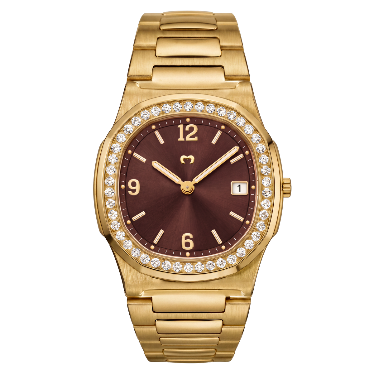 Orologio Prestige ~ Oro-Marrone