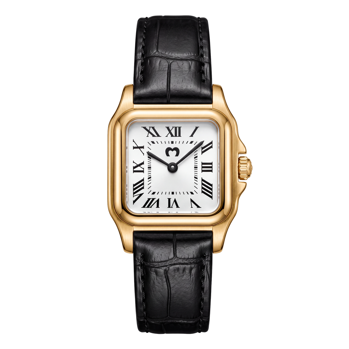 Montre ~ Europa CUIR Or-Blanc