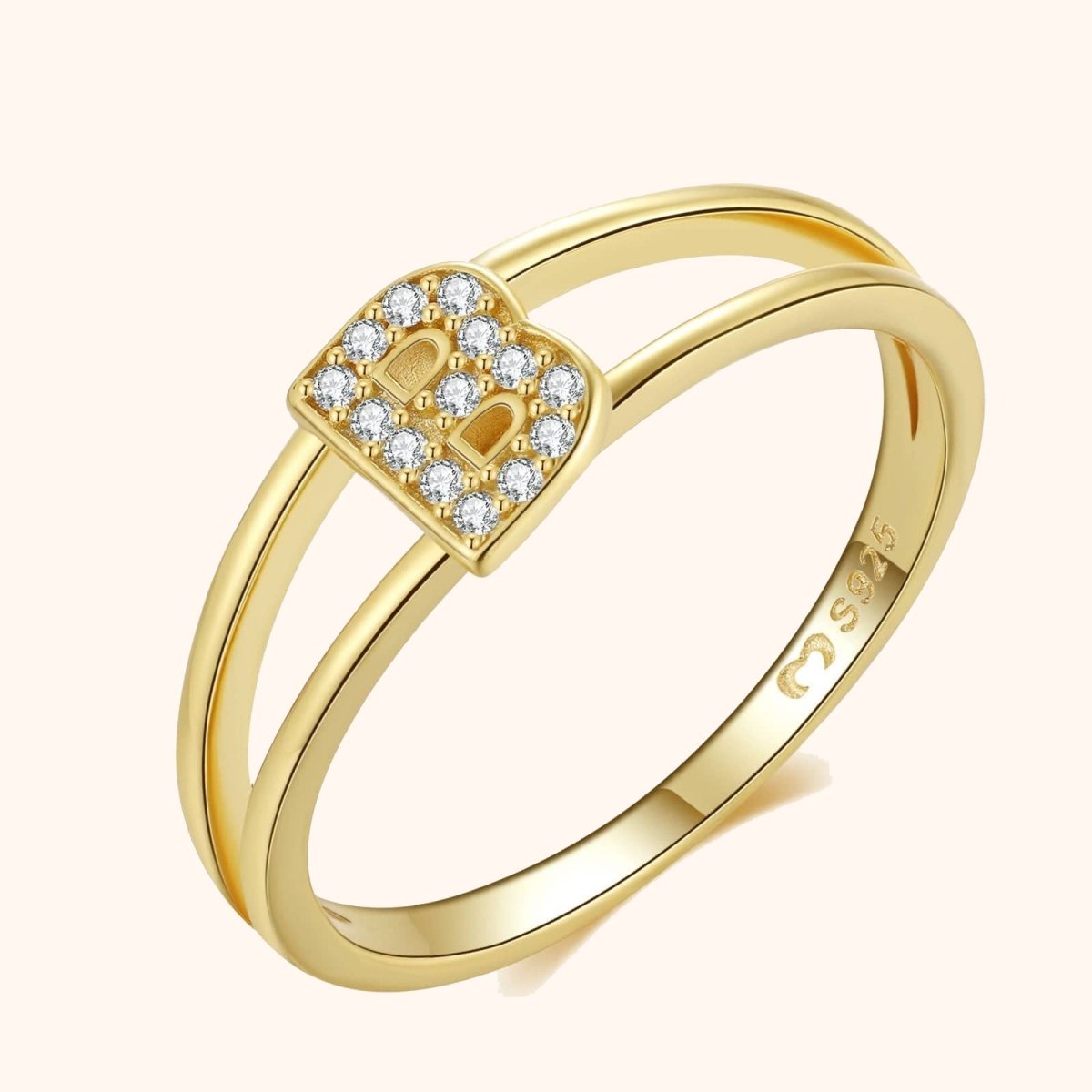 Anillo Iniciales Doradas - LePetiteMarie
