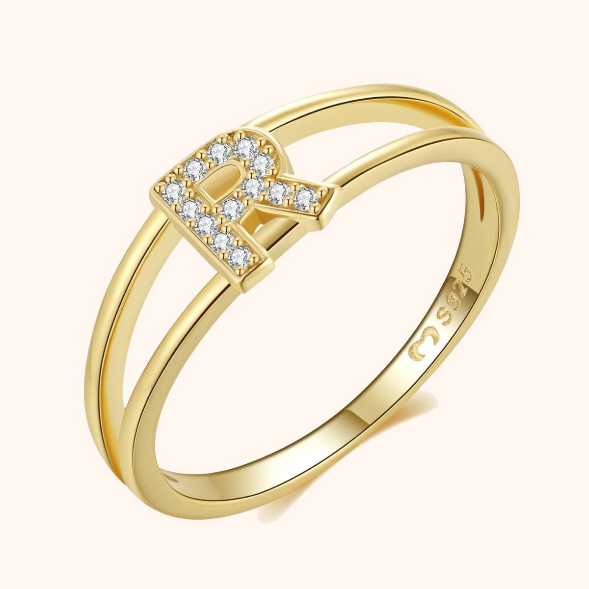 Anillo Iniciales Doradas - LePetiteMarie
