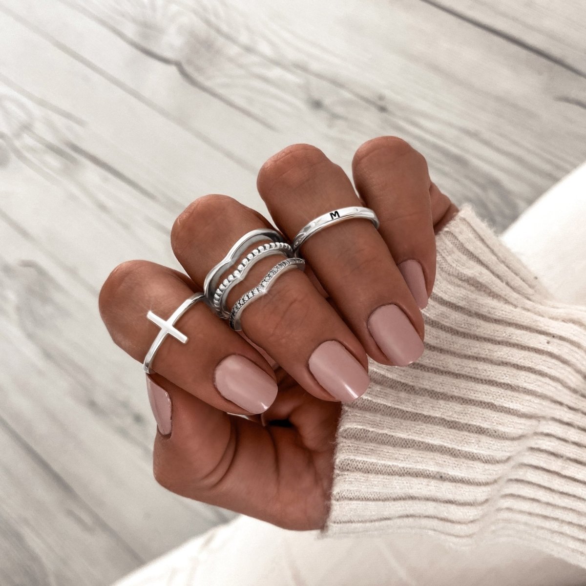 Anillo Initial Letter - LePetiteMarie