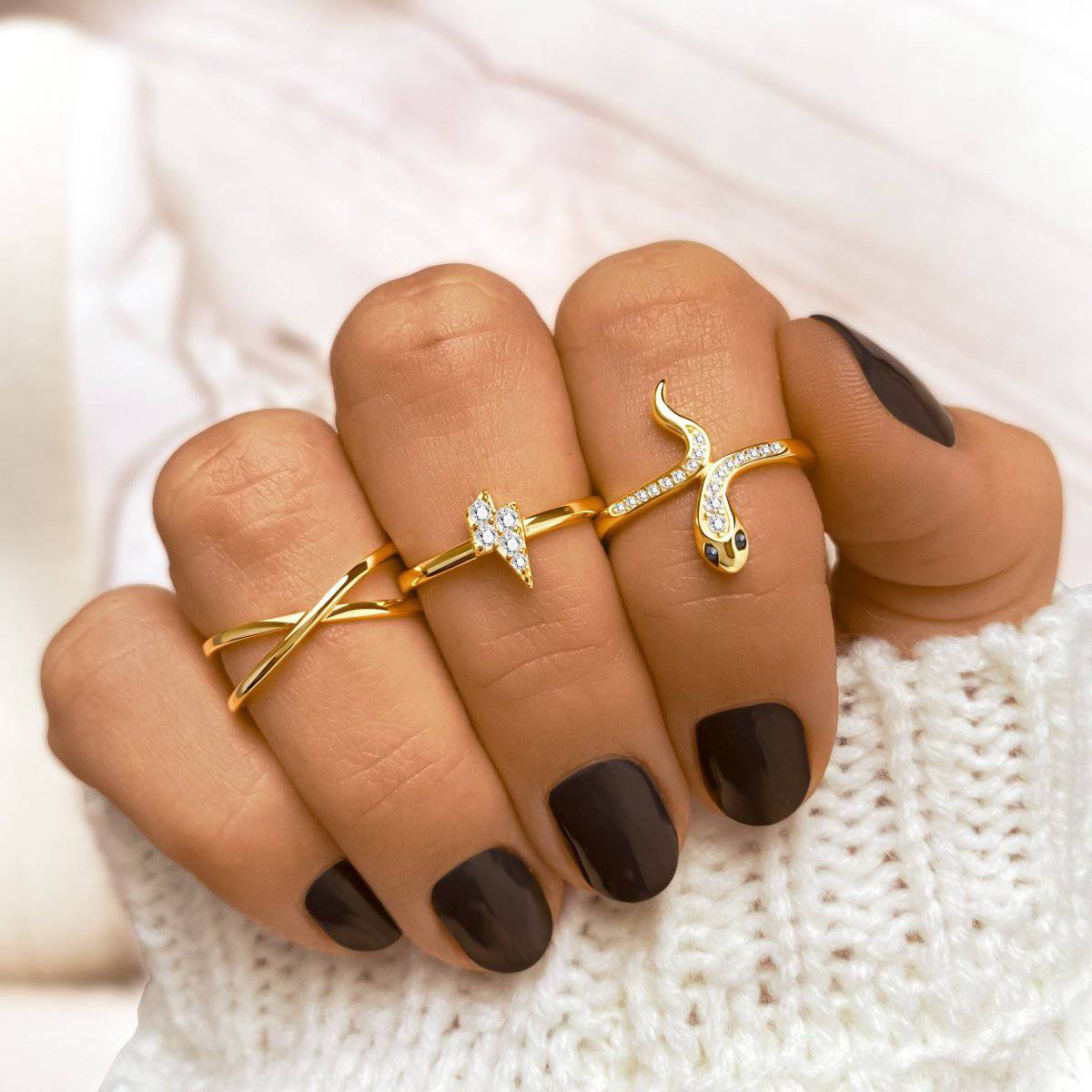 Anillo Midi Doble - LePetiteMarie