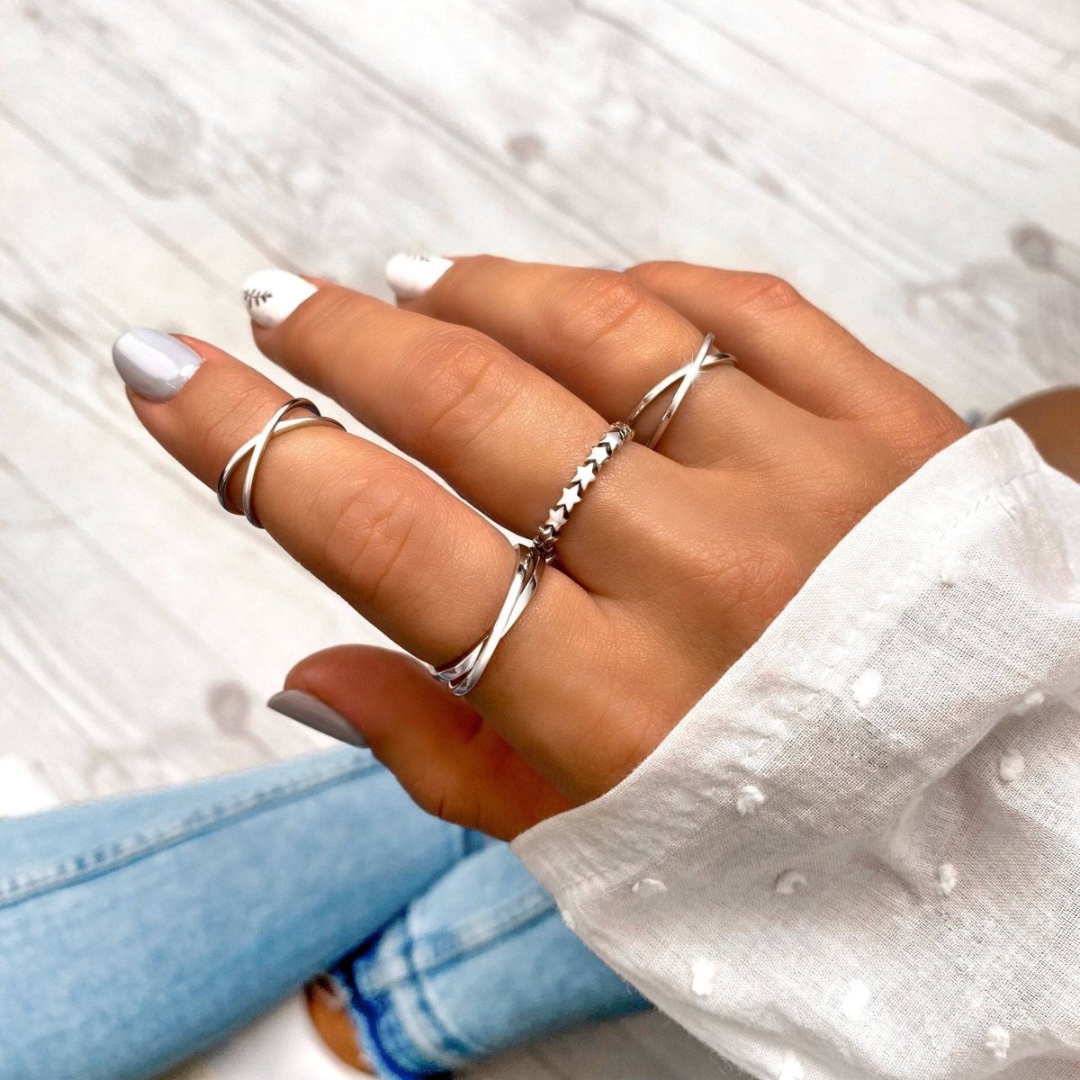 Anillo Midi Doble - LePetiteMarie