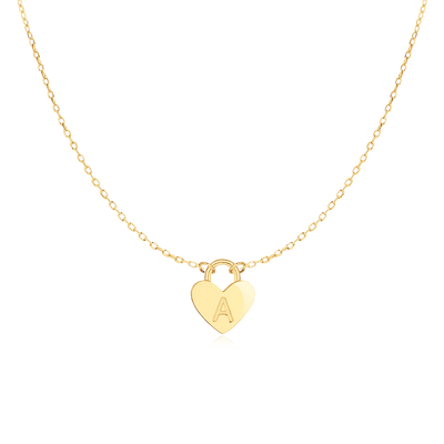 Collier cœur initiale