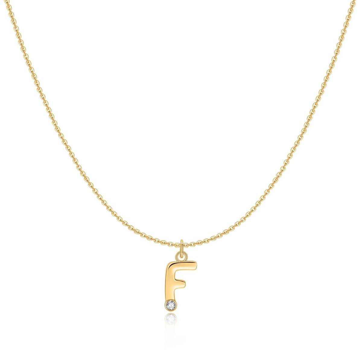 Collar Inicial Glitter - LePetiteMarie