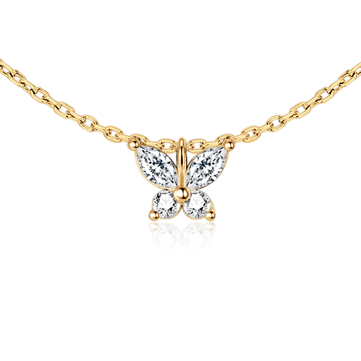 Collar Mariposa Blanca - LePetiteMarie