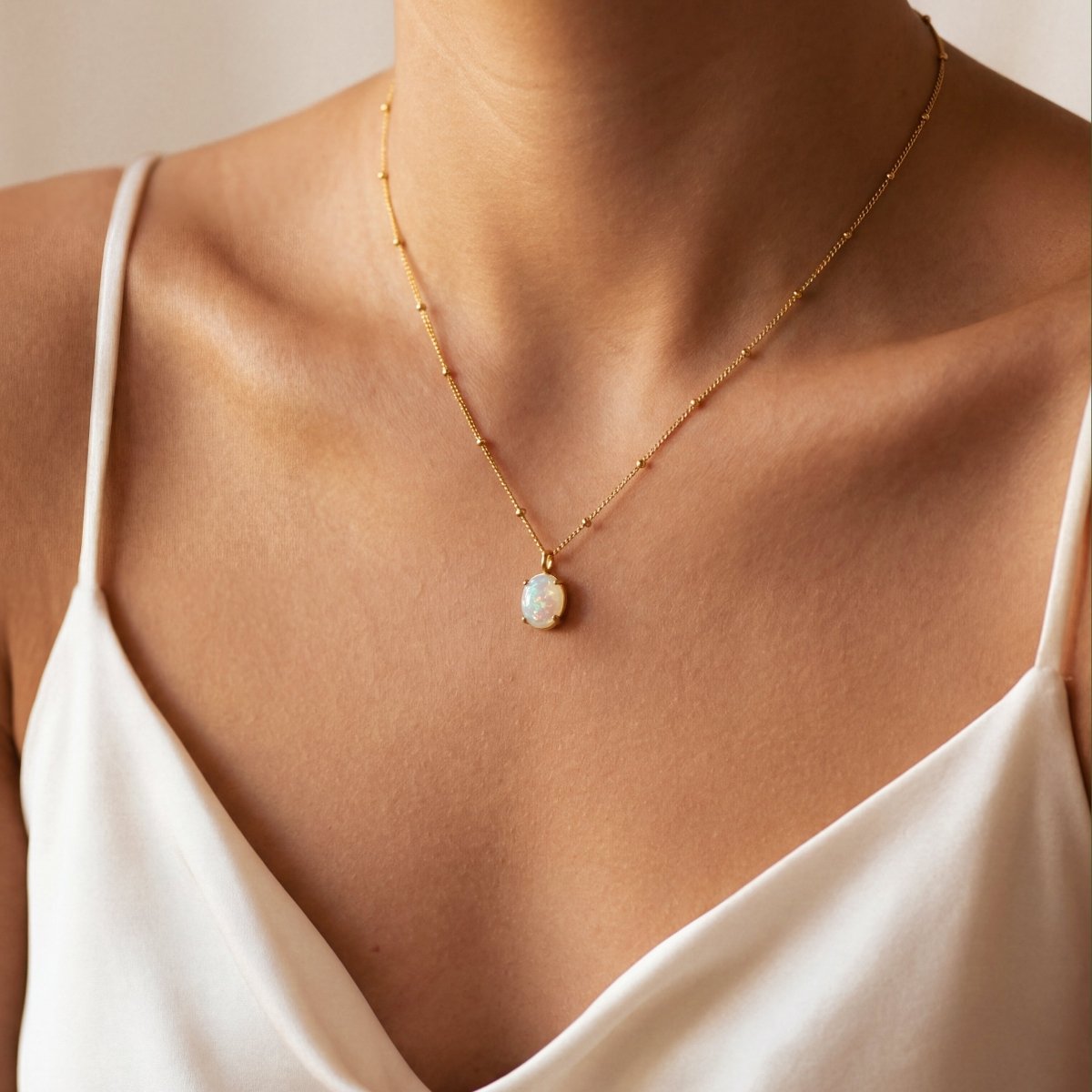 Collar Ópalo Iridiscente - LePetiteMarie