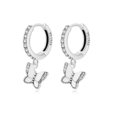 Boucles d’oreilles papillon illuminées