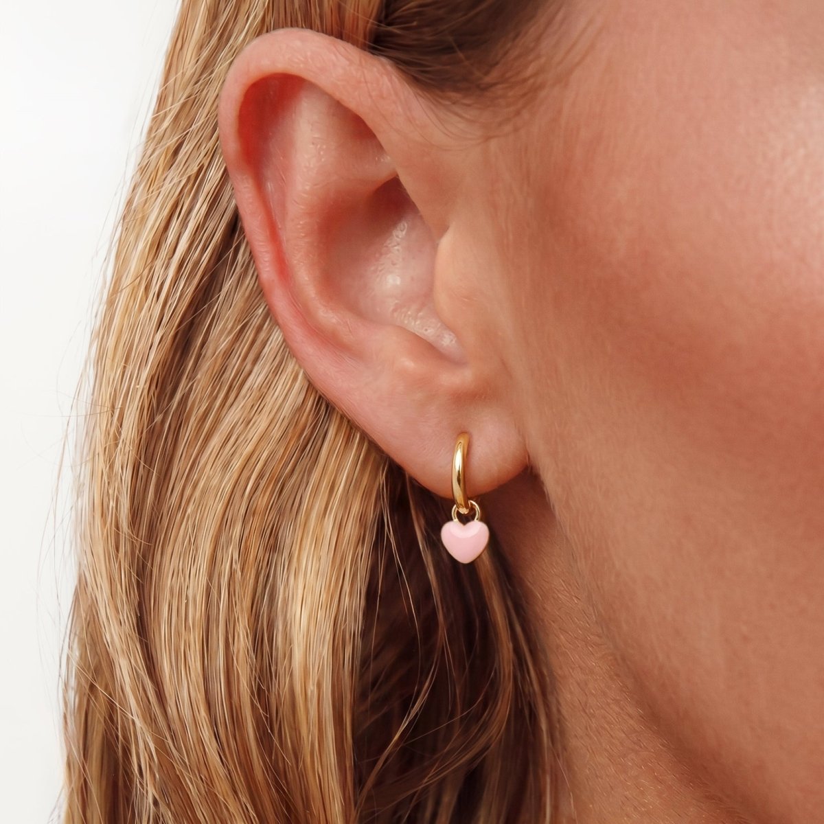 Pendientes Aros Corazón - LePetiteMarie