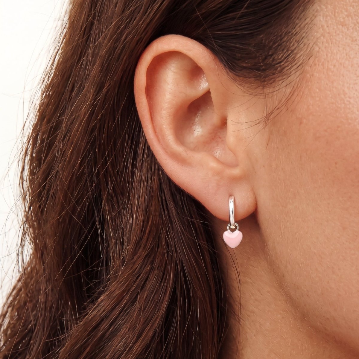Pendientes Aros Corazón - LePetiteMarie