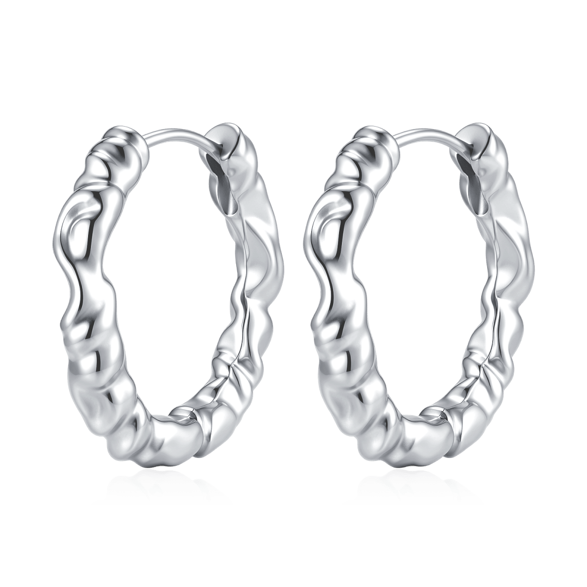 Pendientes Aros Entorchados - LePetiteMarie