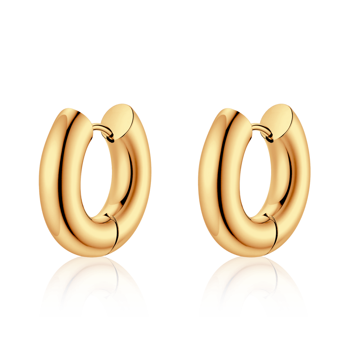 Pendientes Aros Lisos - LePetiteMarie