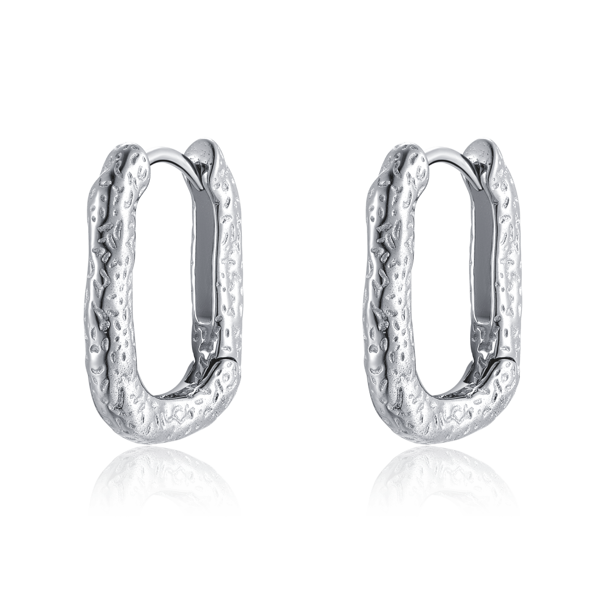 Pendientes Aros Martillados - LePetiteMarie