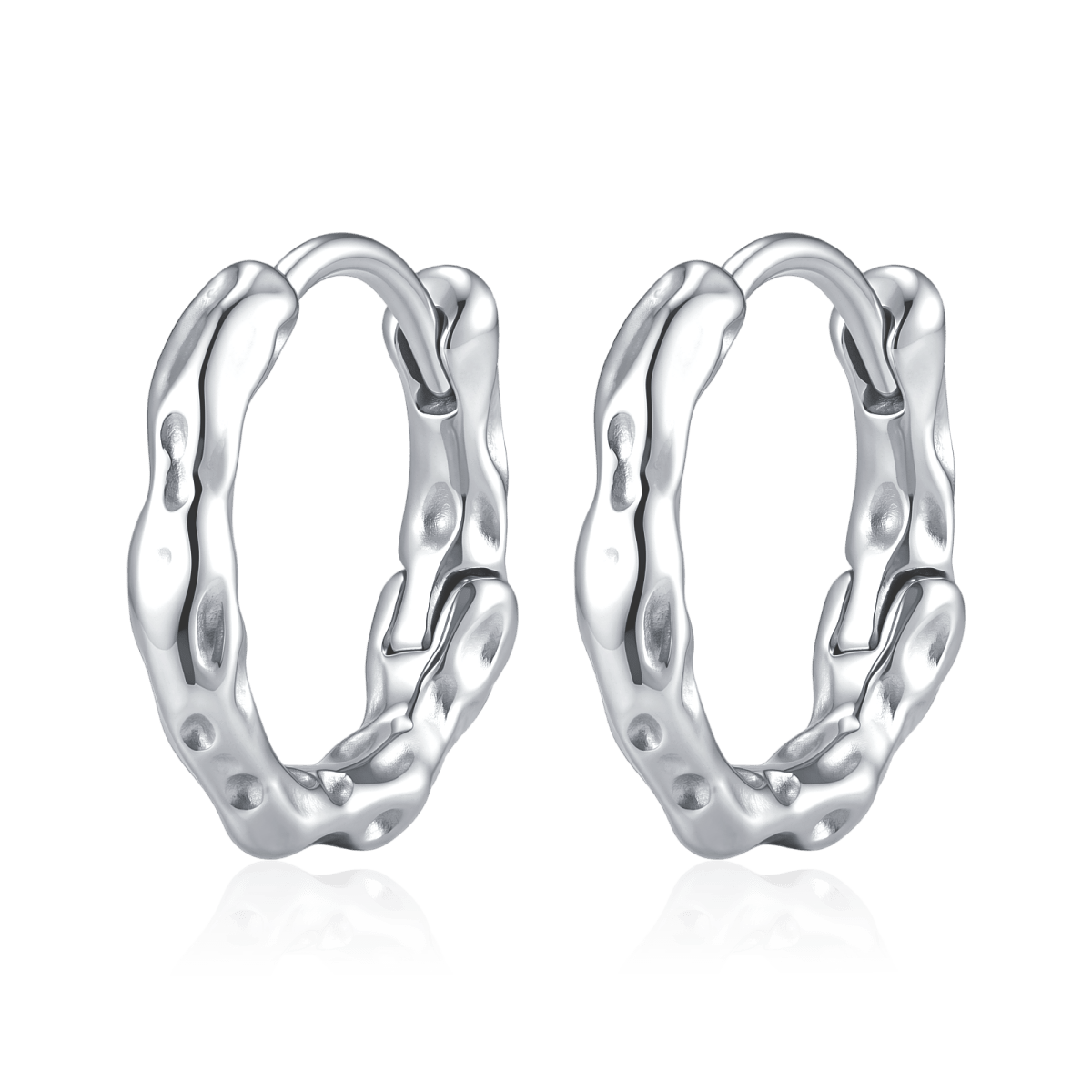 Pendientes Aros Ondulaciones - LePetiteMarie