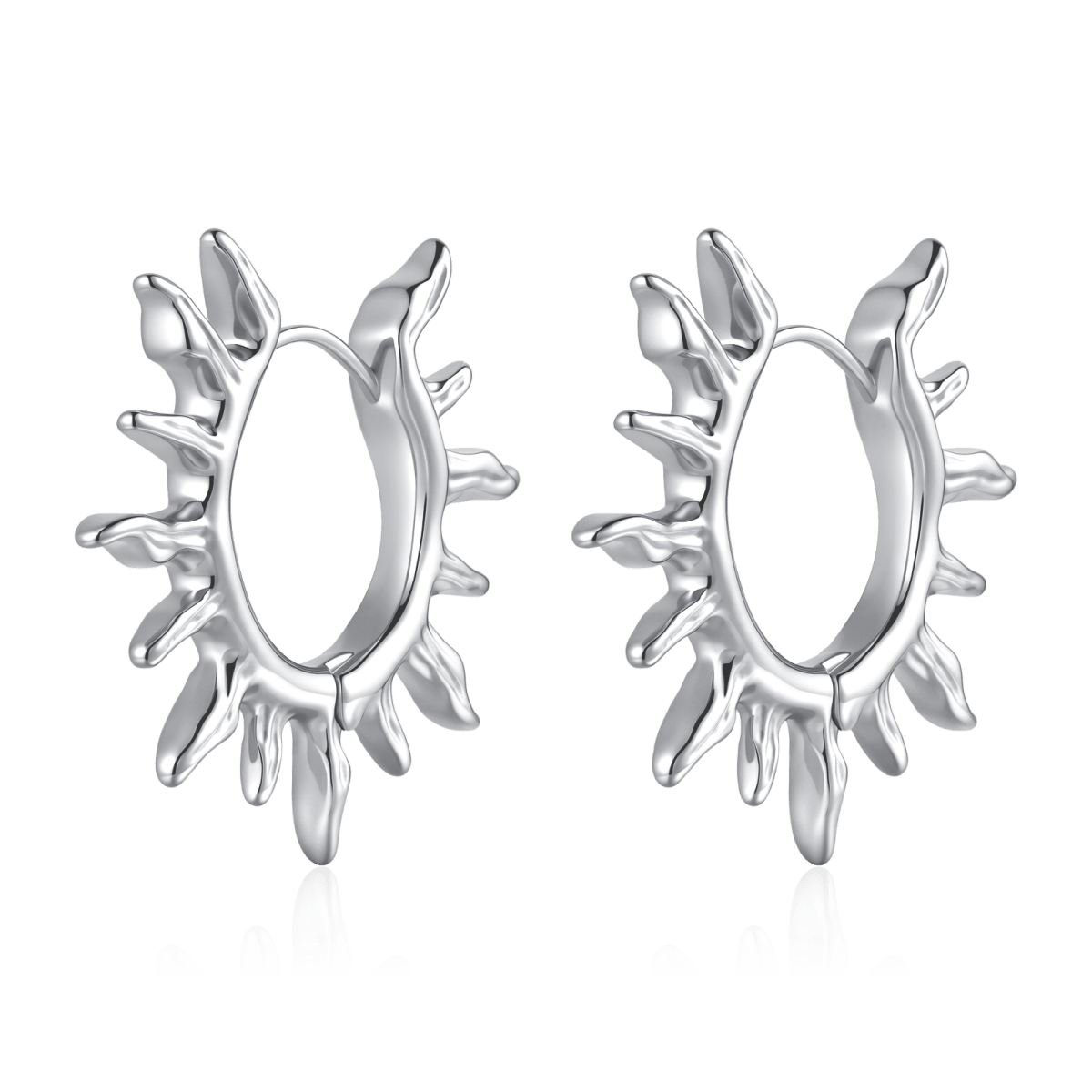 Pendientes Aros Rayos de Sol - LePetiteMarie