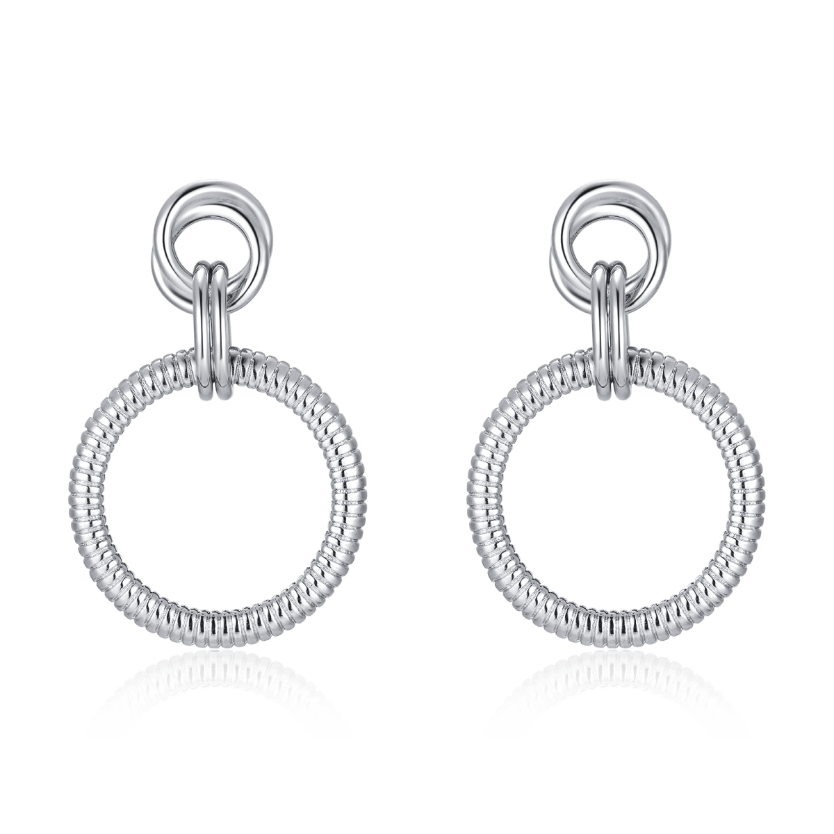 Pendientes Aros Texturizados - LePetiteMarie